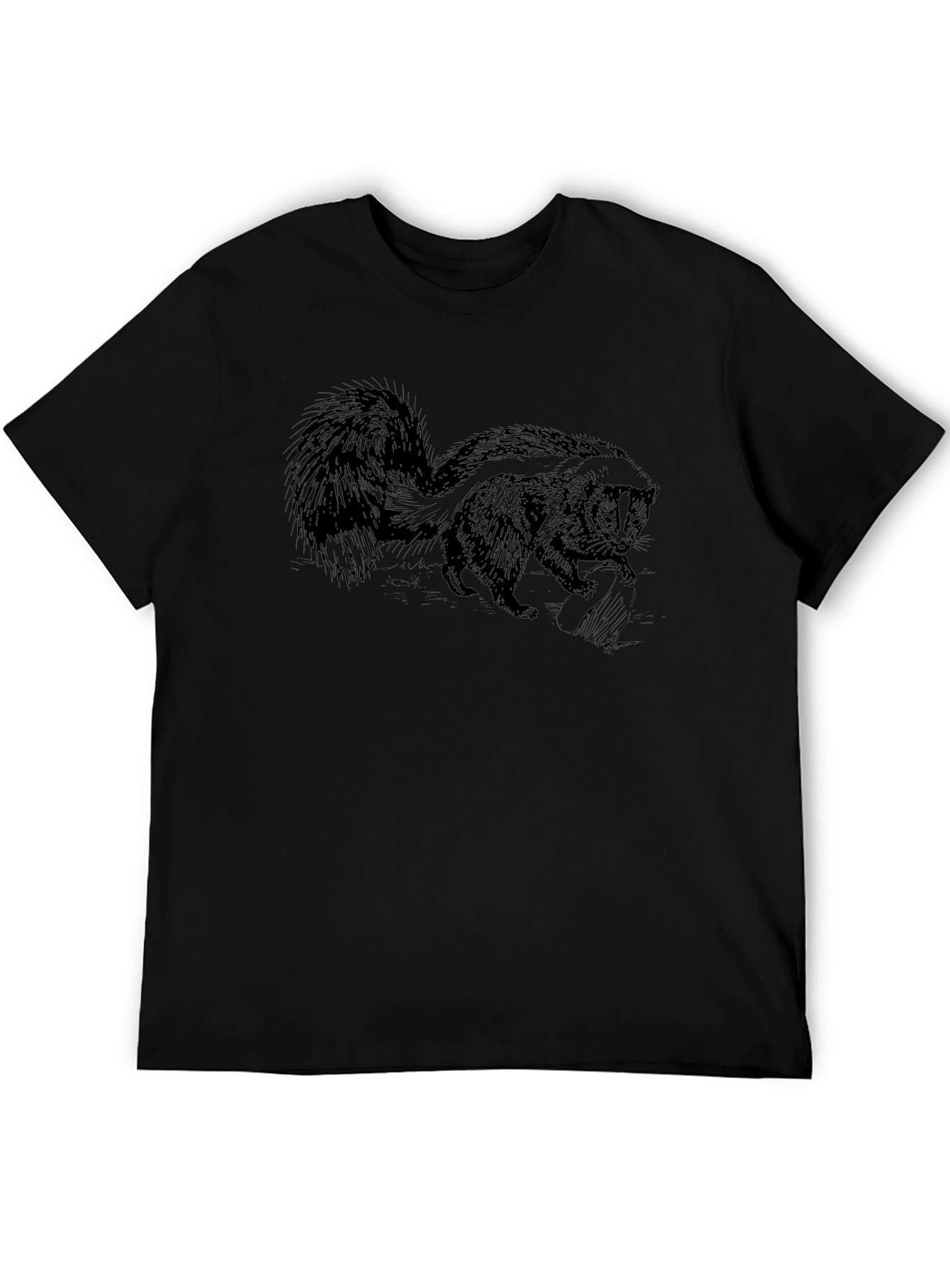 Skunk Graphic Tee - Wildlife Animal Shirt