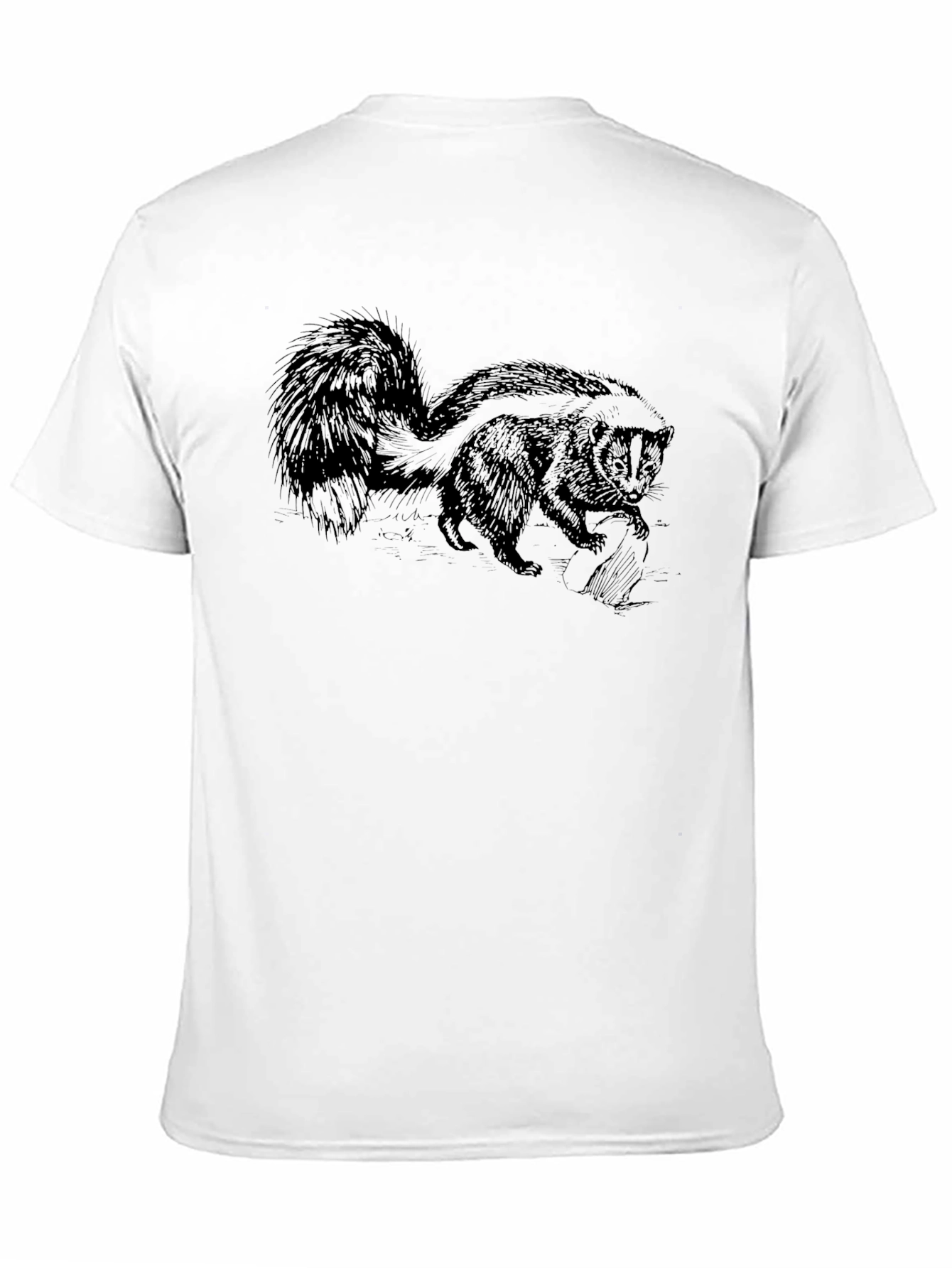 Skunk Graphic Tee - Wildlife Animal Shirt