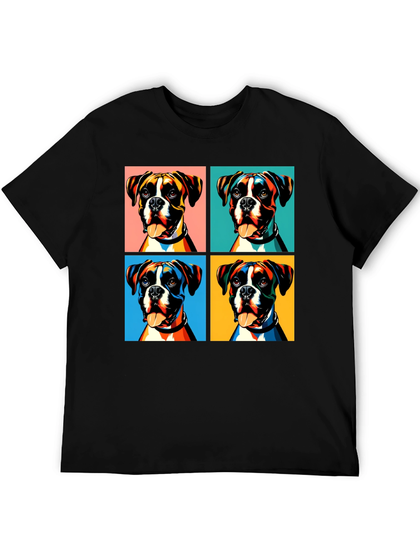 Boxer Dog Pop Art Graphic Tee