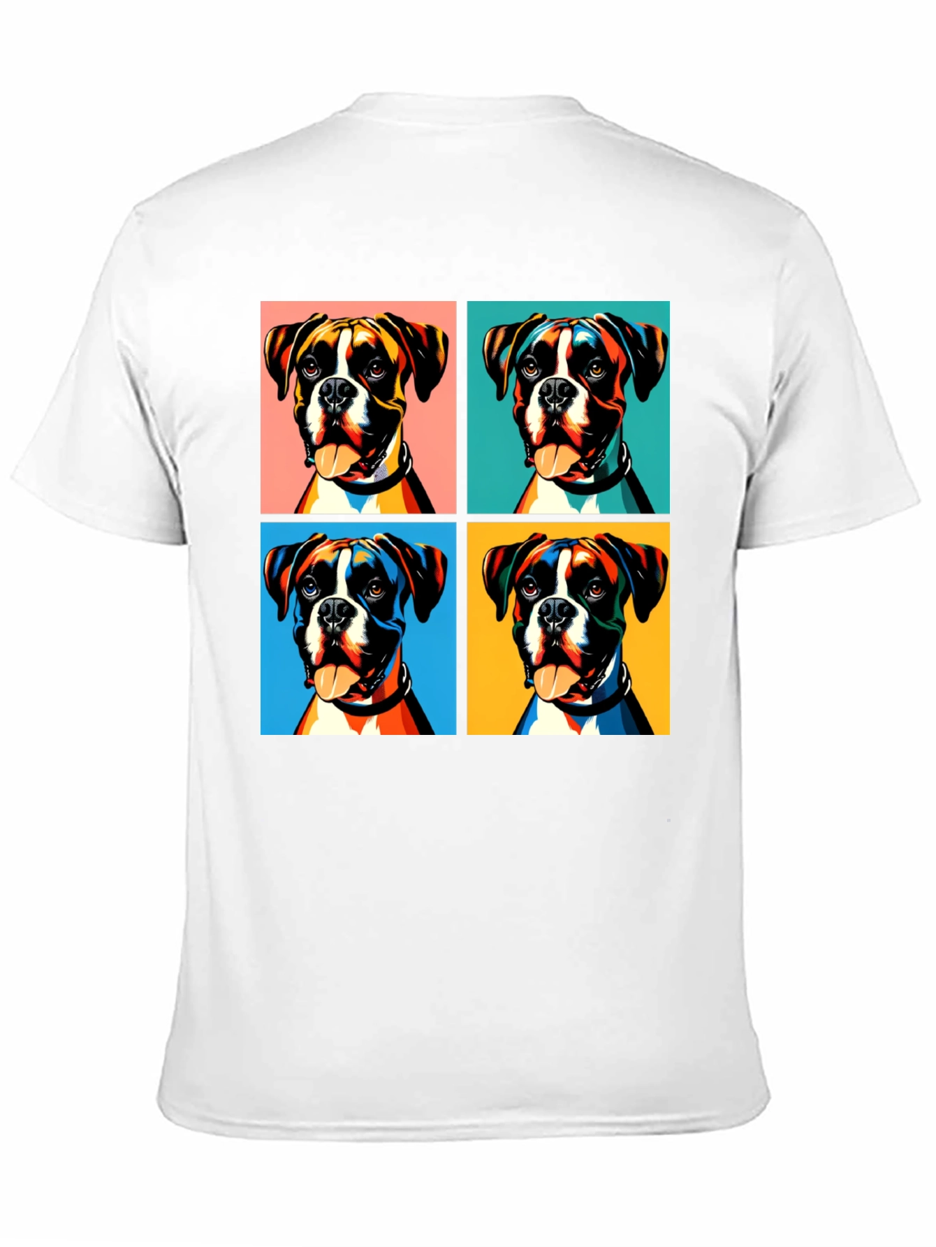 Boxer Dog Pop Art Graphic Tee