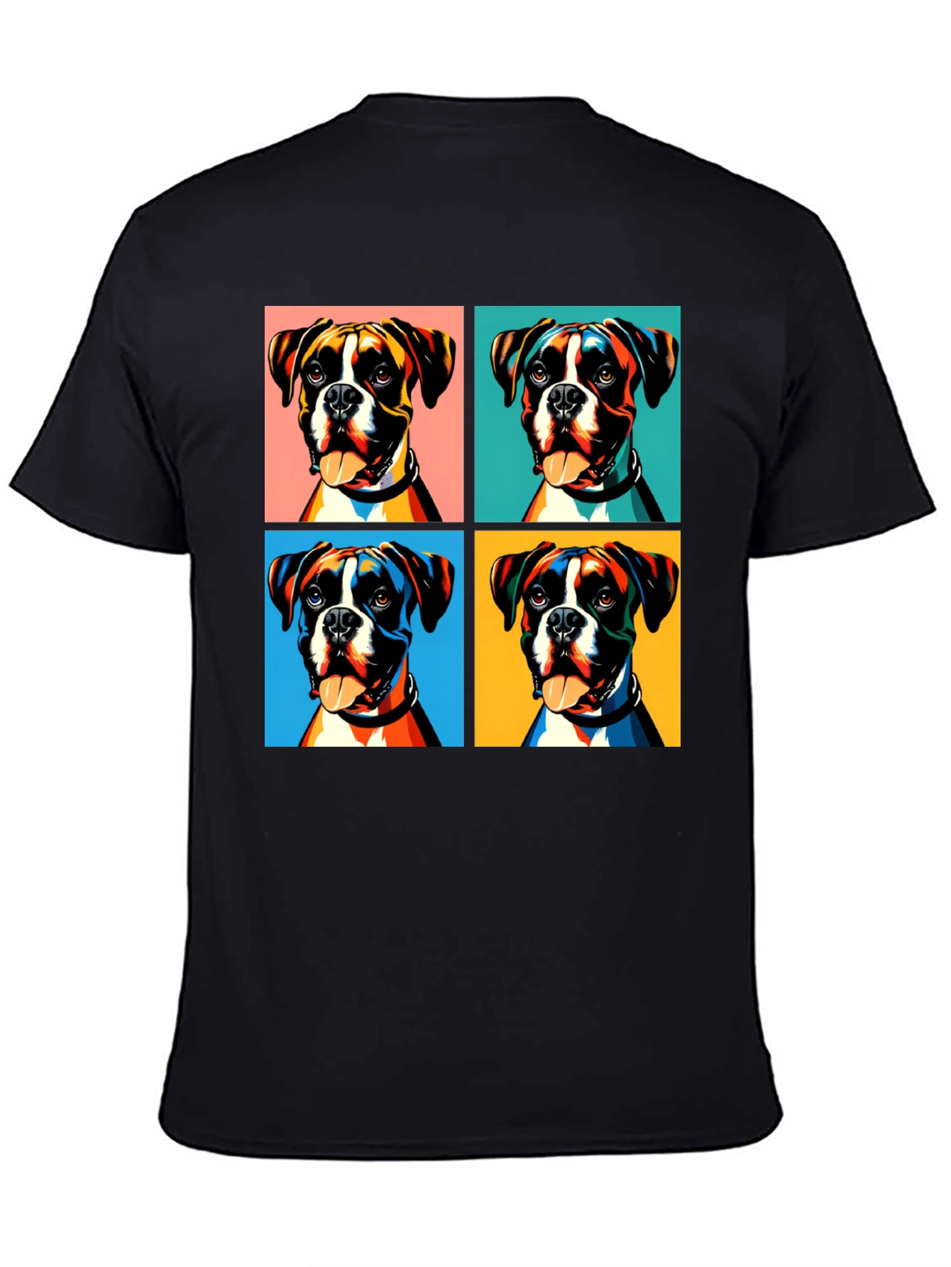 Boxer Dog Pop Art Graphic Tee