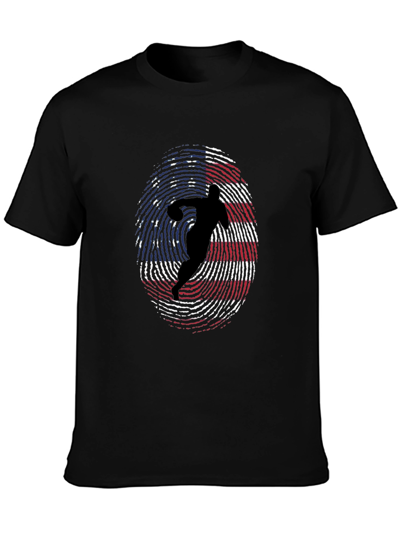 American Football Fingerprint T-Shirt