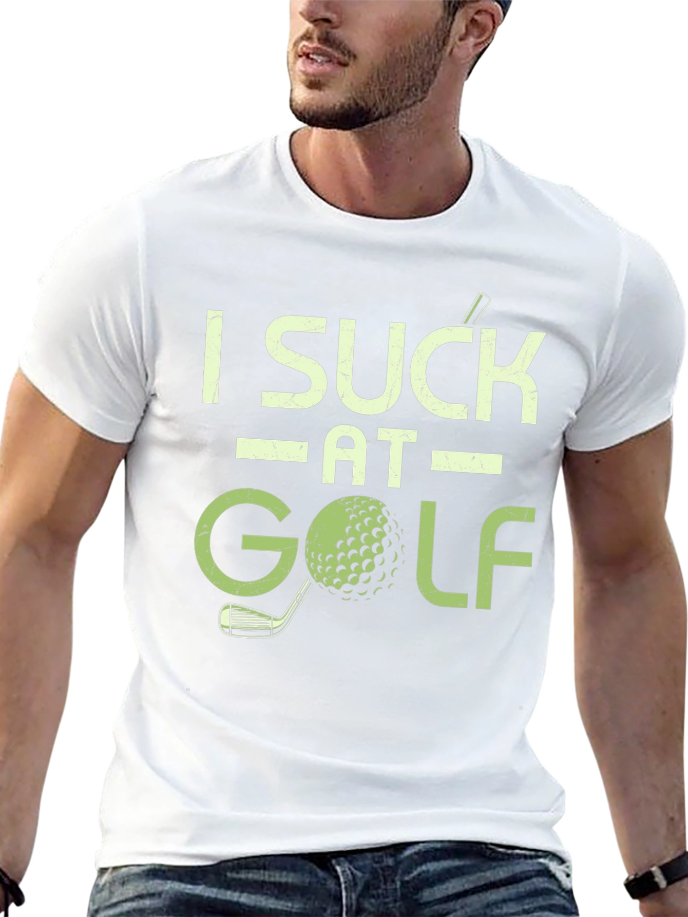 I Suck at Golf T-Shirt - Funny Golfing Tee