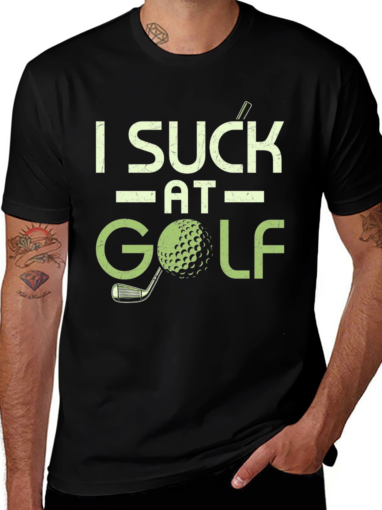 I Suck at Golf T-Shirt - Funny Golfing Tee