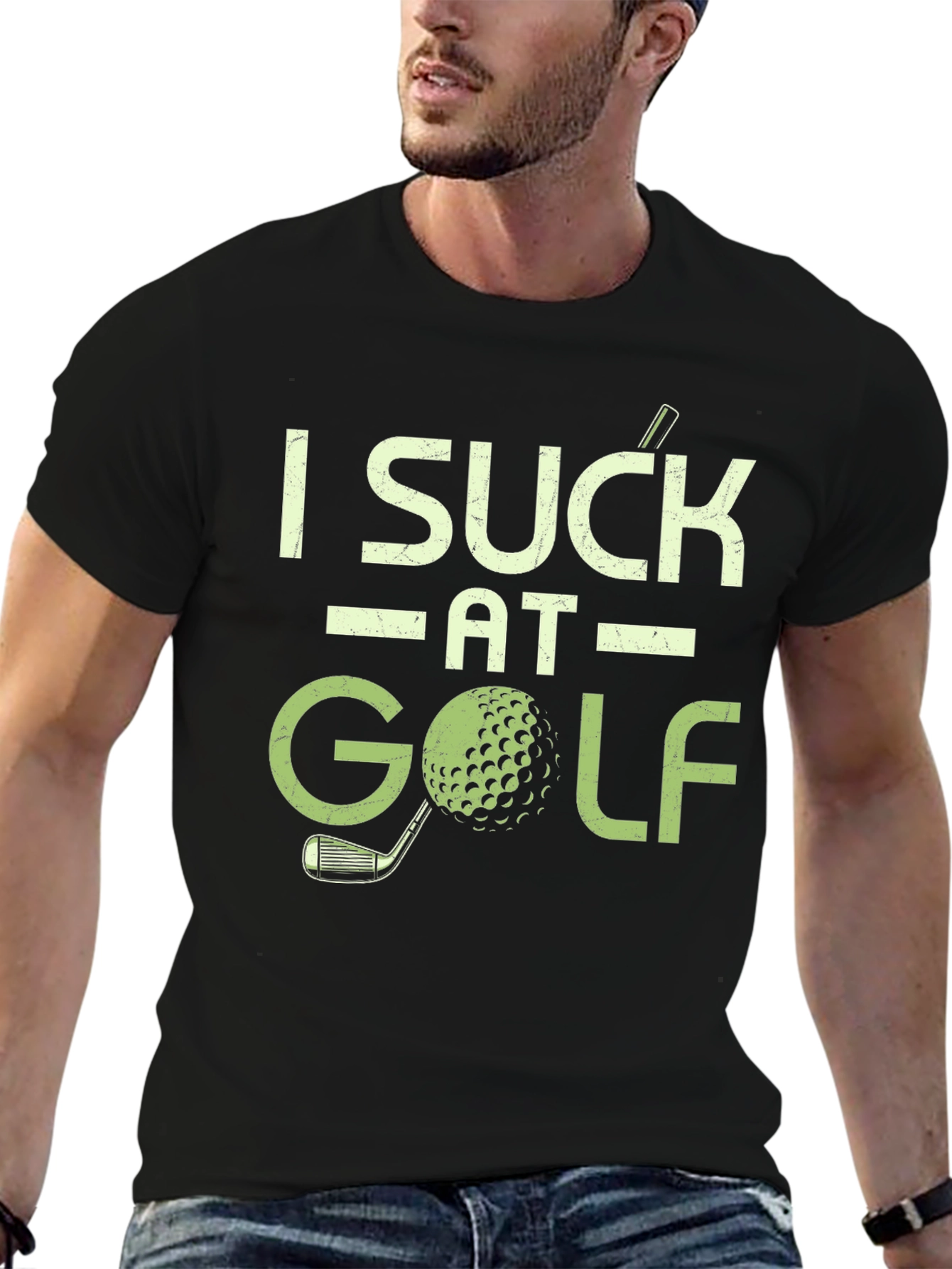I Suck at Golf T-Shirt - Funny Golfing Tee