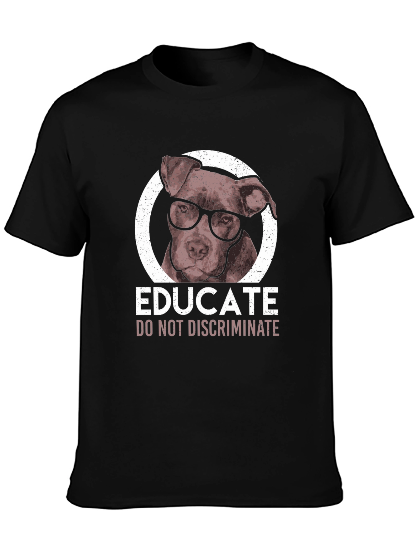 Educate Pitbull Tee - Do Not Discriminate