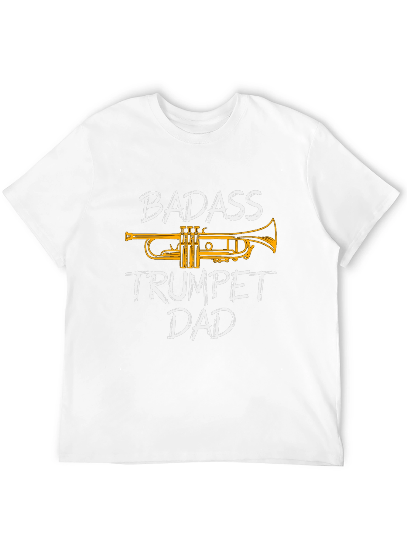 Badass Trumpet Dad T-Shirt - Musician Gift