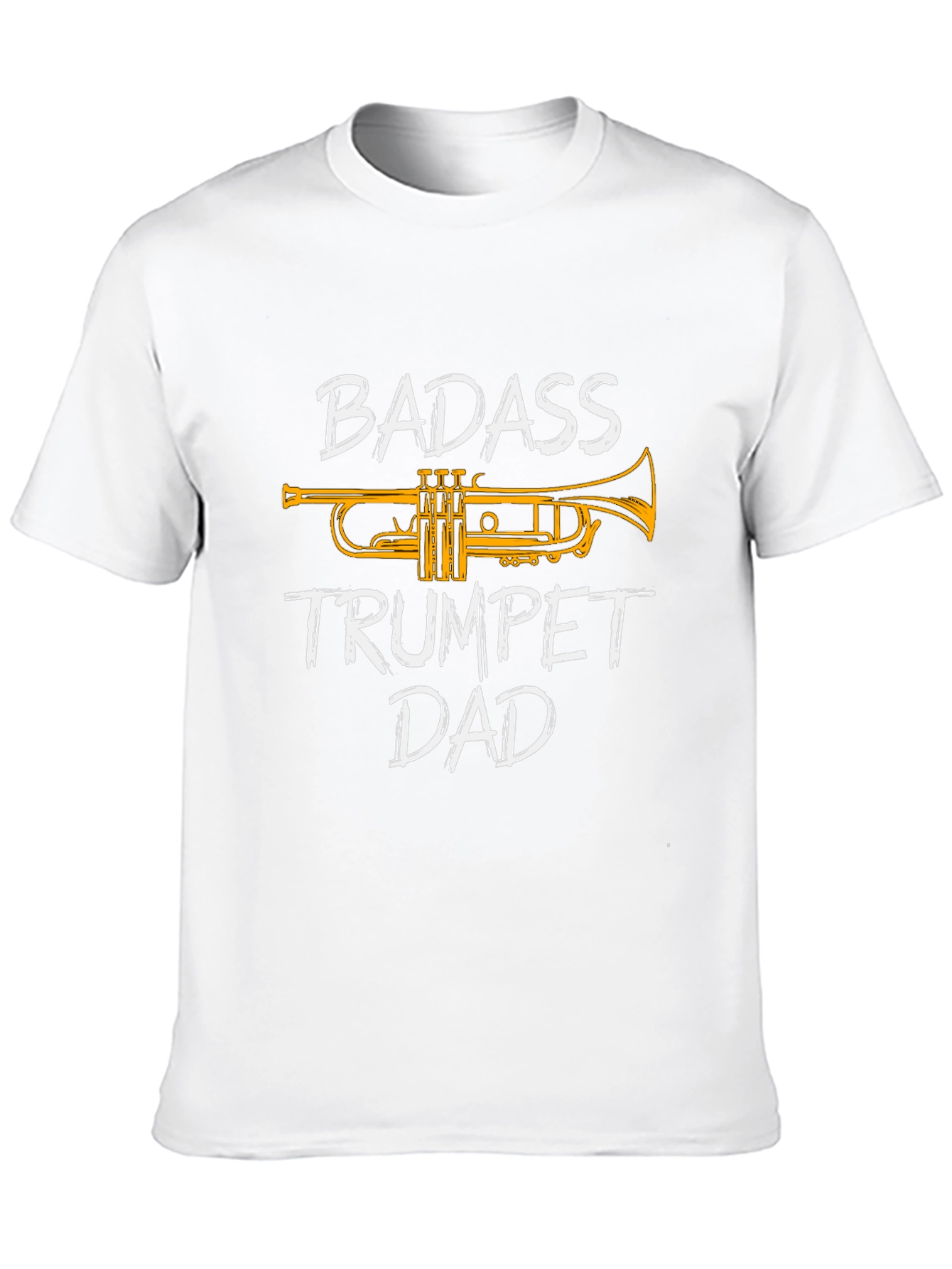 Badass Trumpet Dad T-Shirt - Musician Gift
