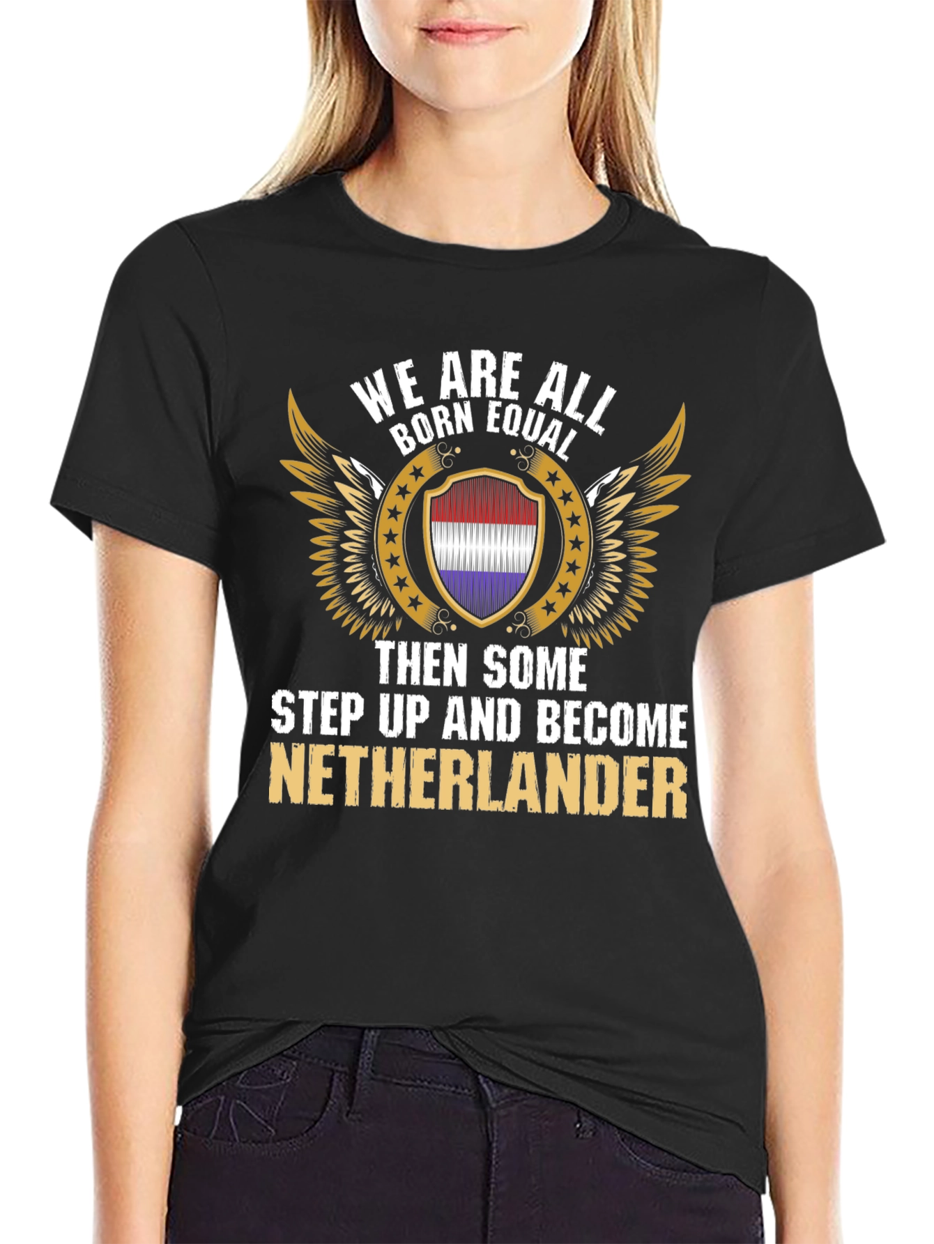Netherlander T-Shirt: Born Equal Design