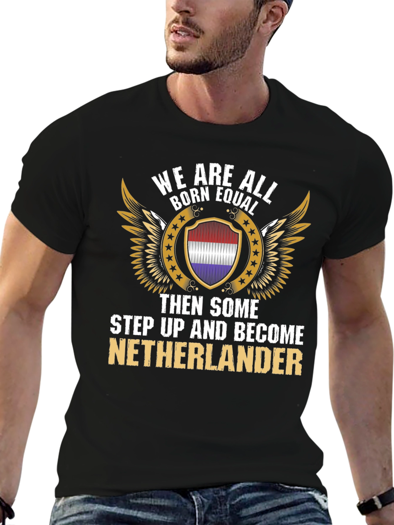 Netherlander T-Shirt: Born Equal Design