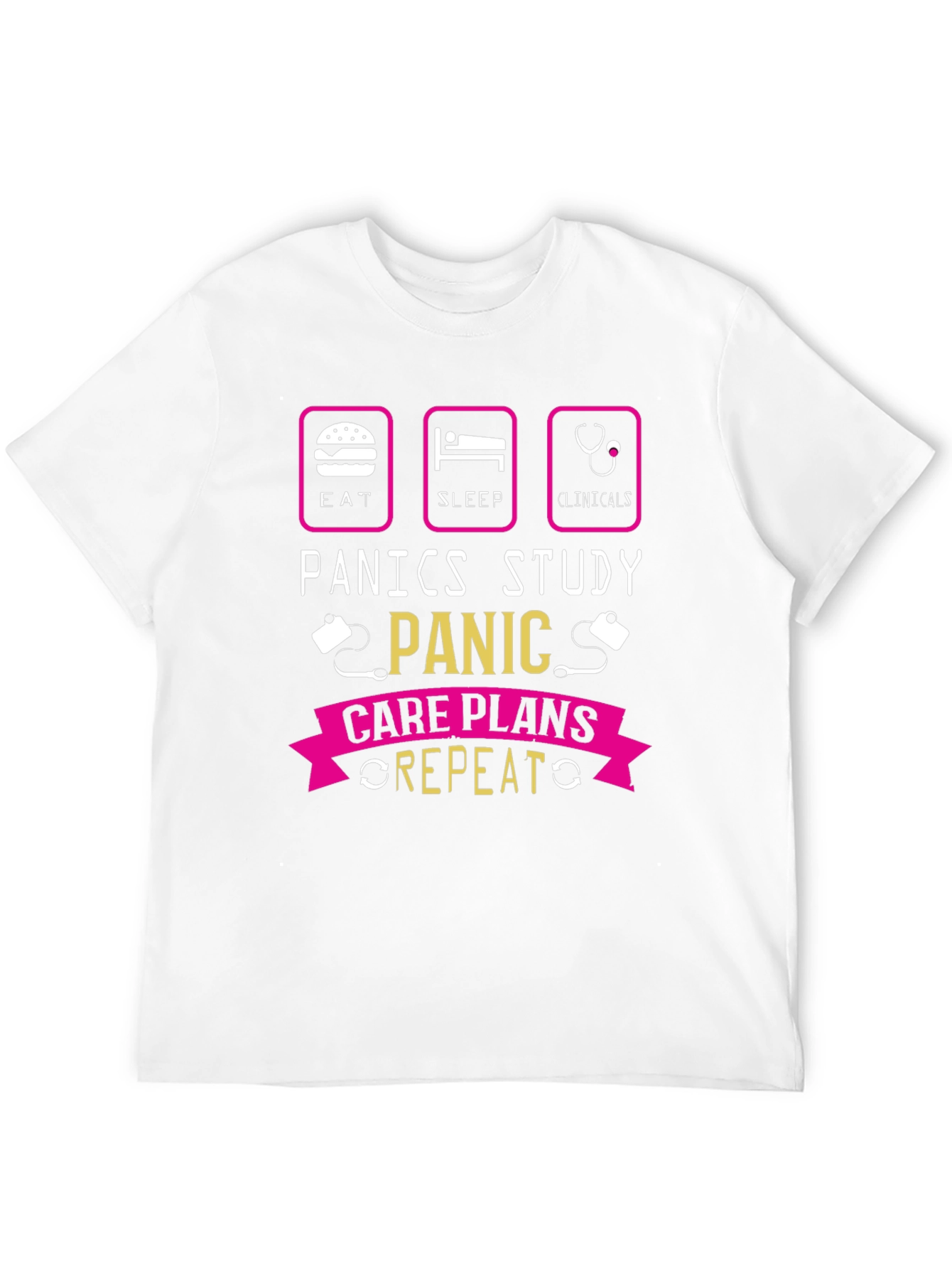 Eat Sleep Clinicals - Funny Nurse T-Shirt