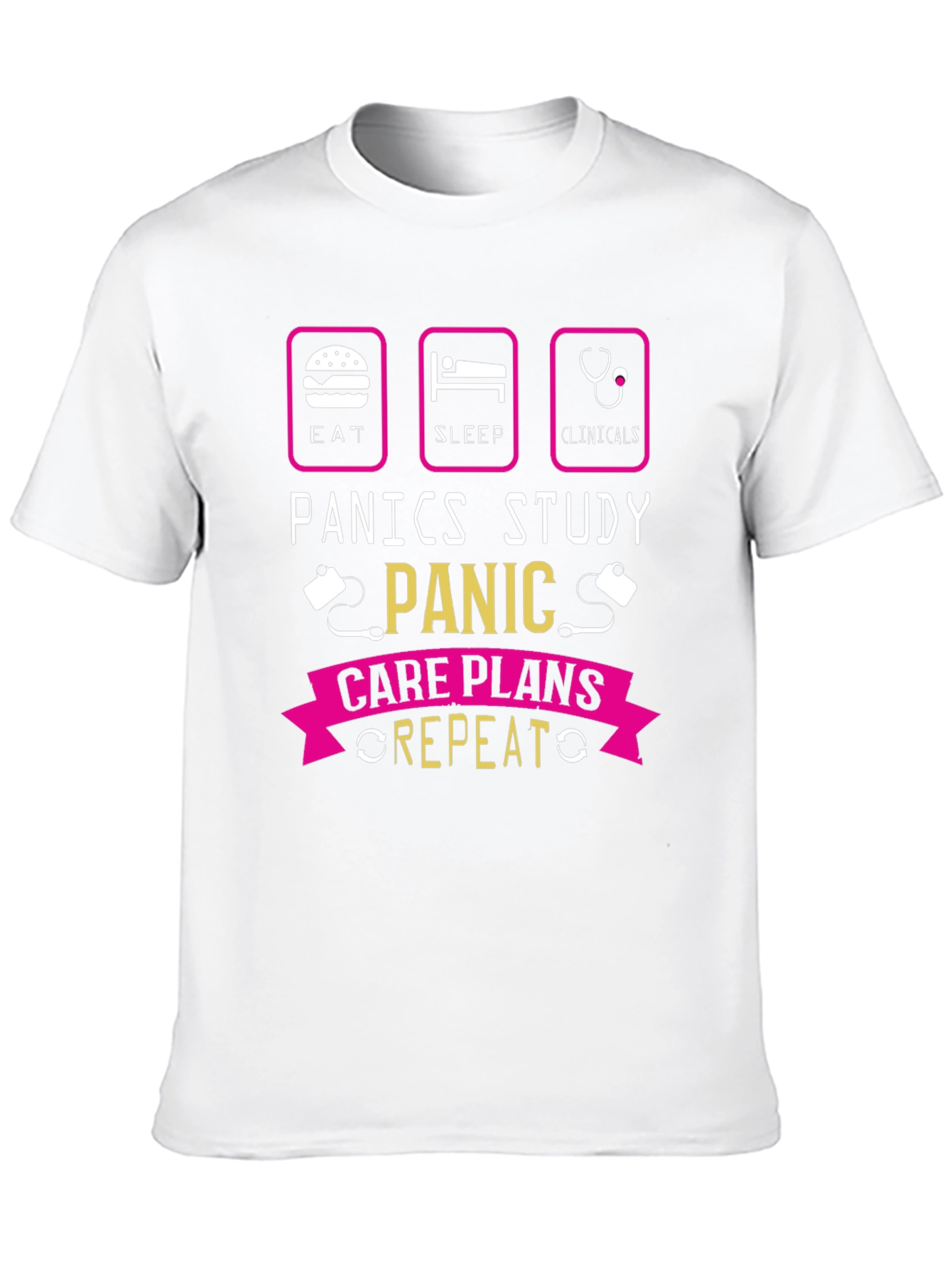 Eat Sleep Clinicals - Funny Nurse T-Shirt