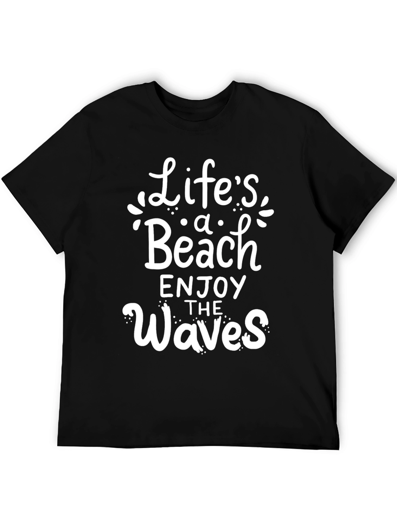 Lifes a Beach Graphic Tee - Enjoy the Waves