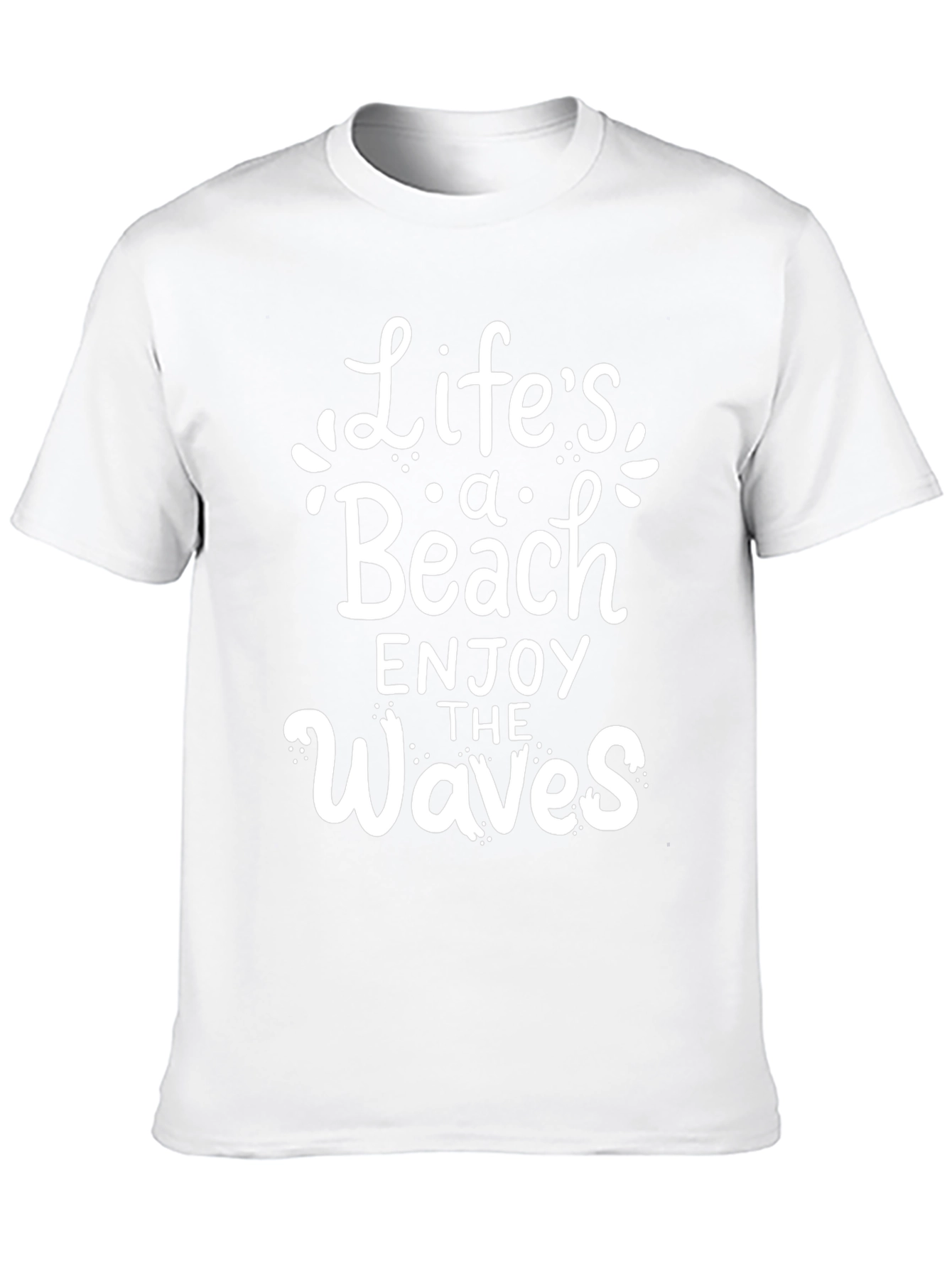 Lifes a Beach Graphic Tee - Enjoy the Waves