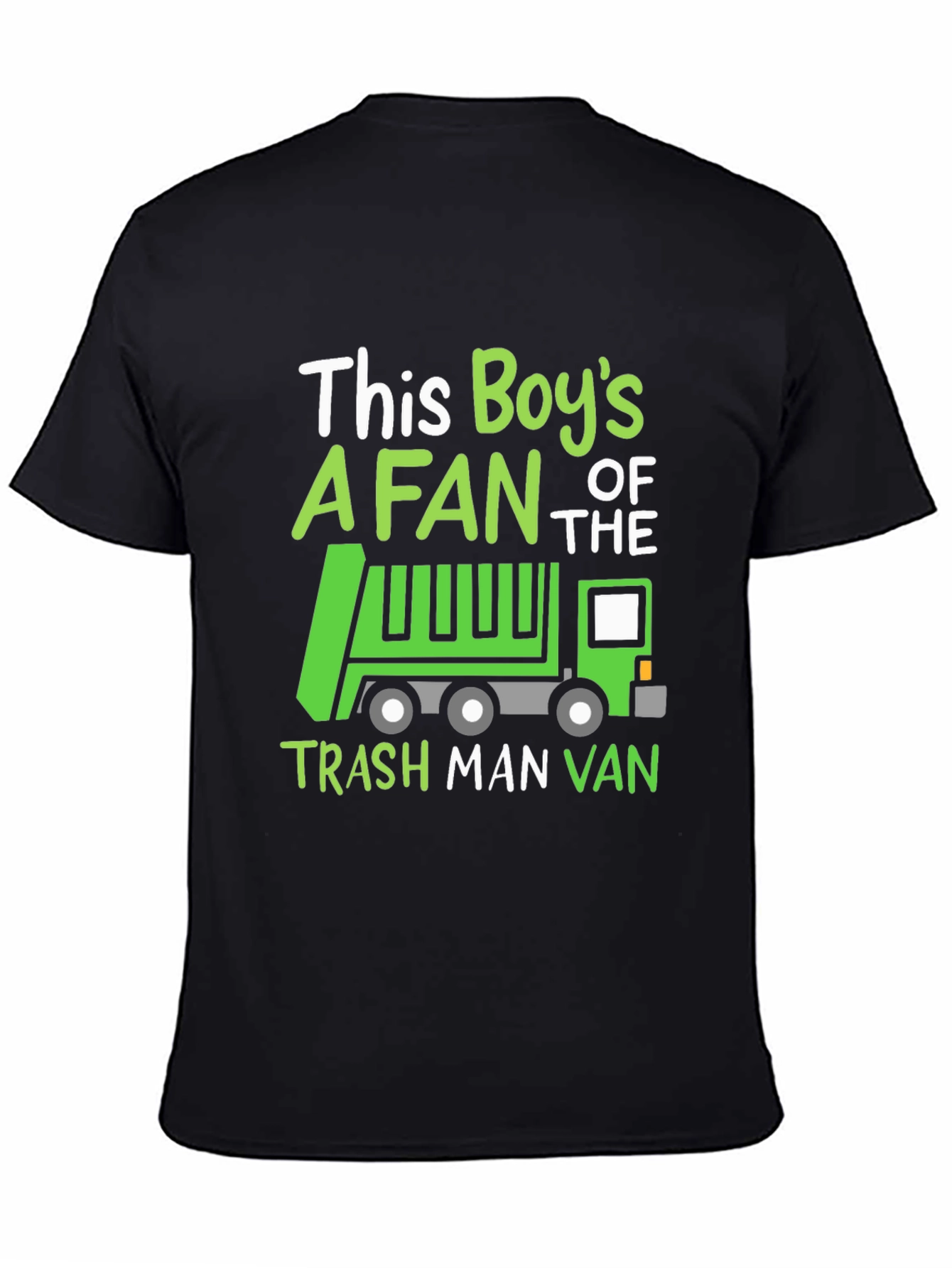Boys Trash Truck Fan T-Shirt