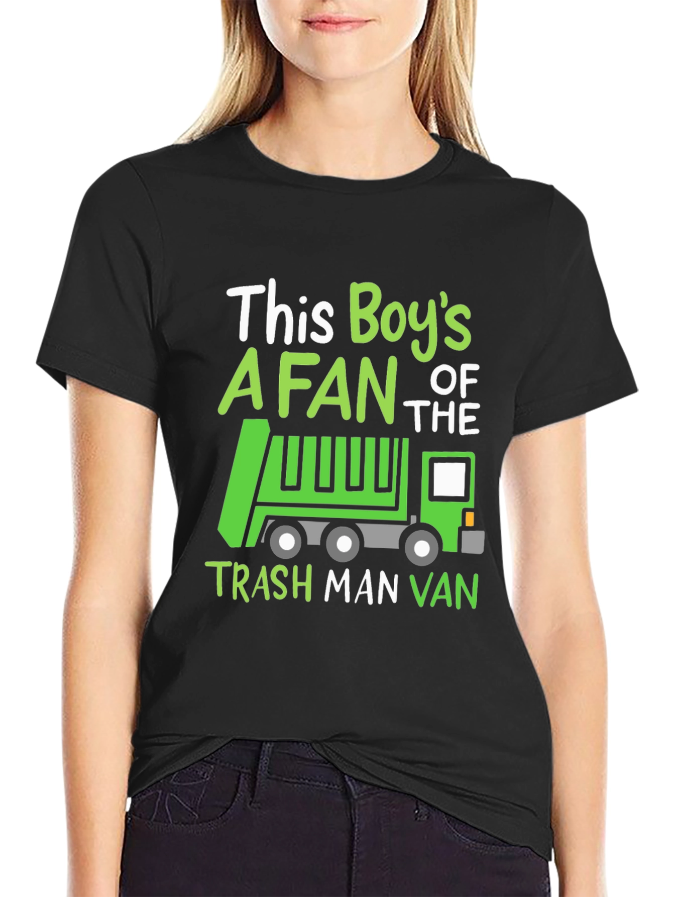 Boys Trash Truck Fan T-Shirt