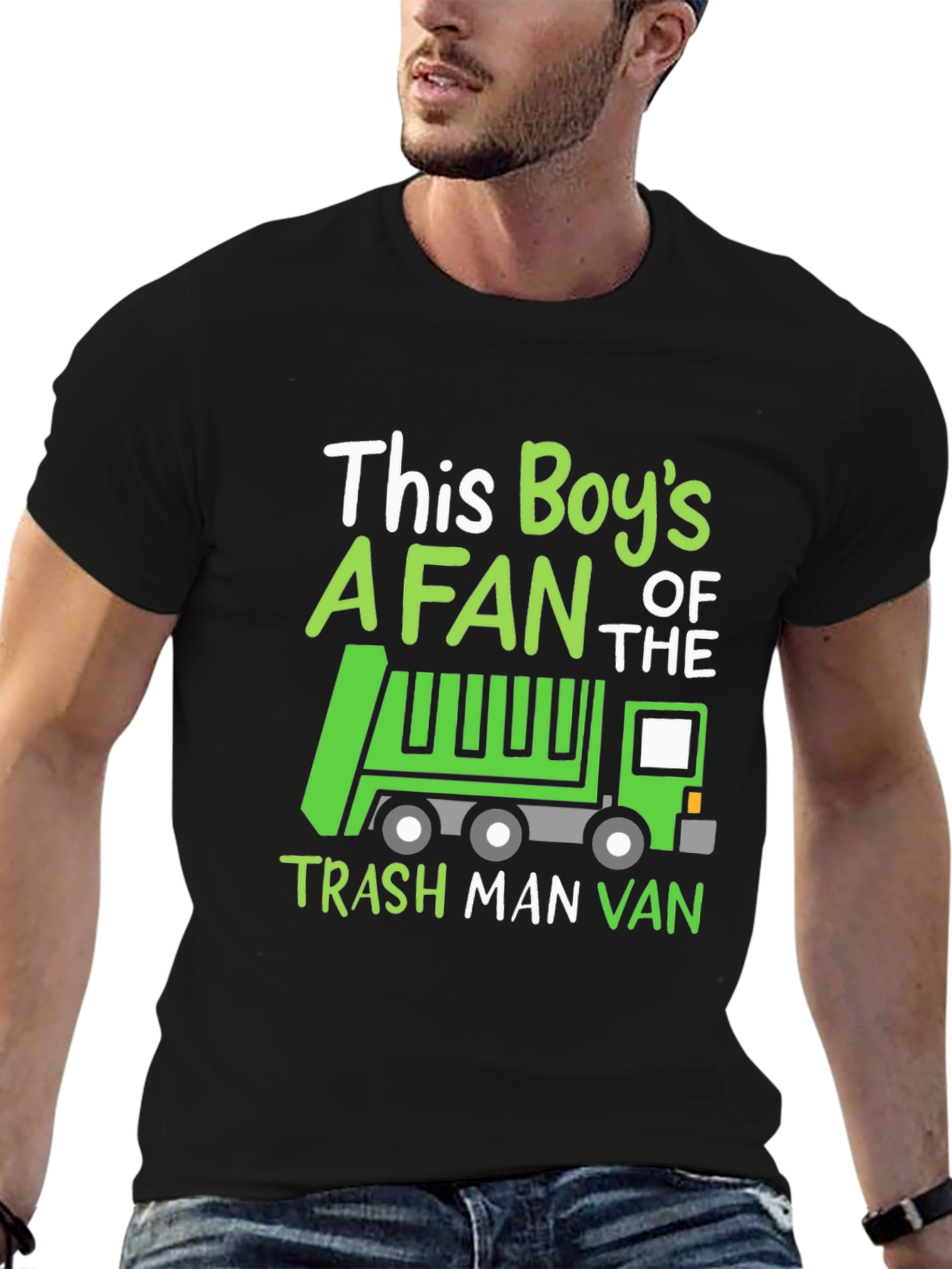 Boys Trash Truck Fan T-Shirt