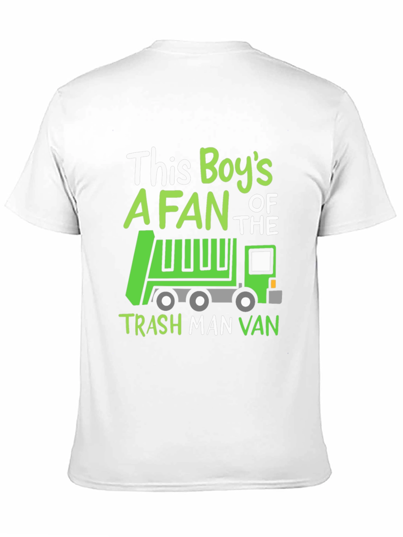 Boys Trash Truck Fan T-Shirt