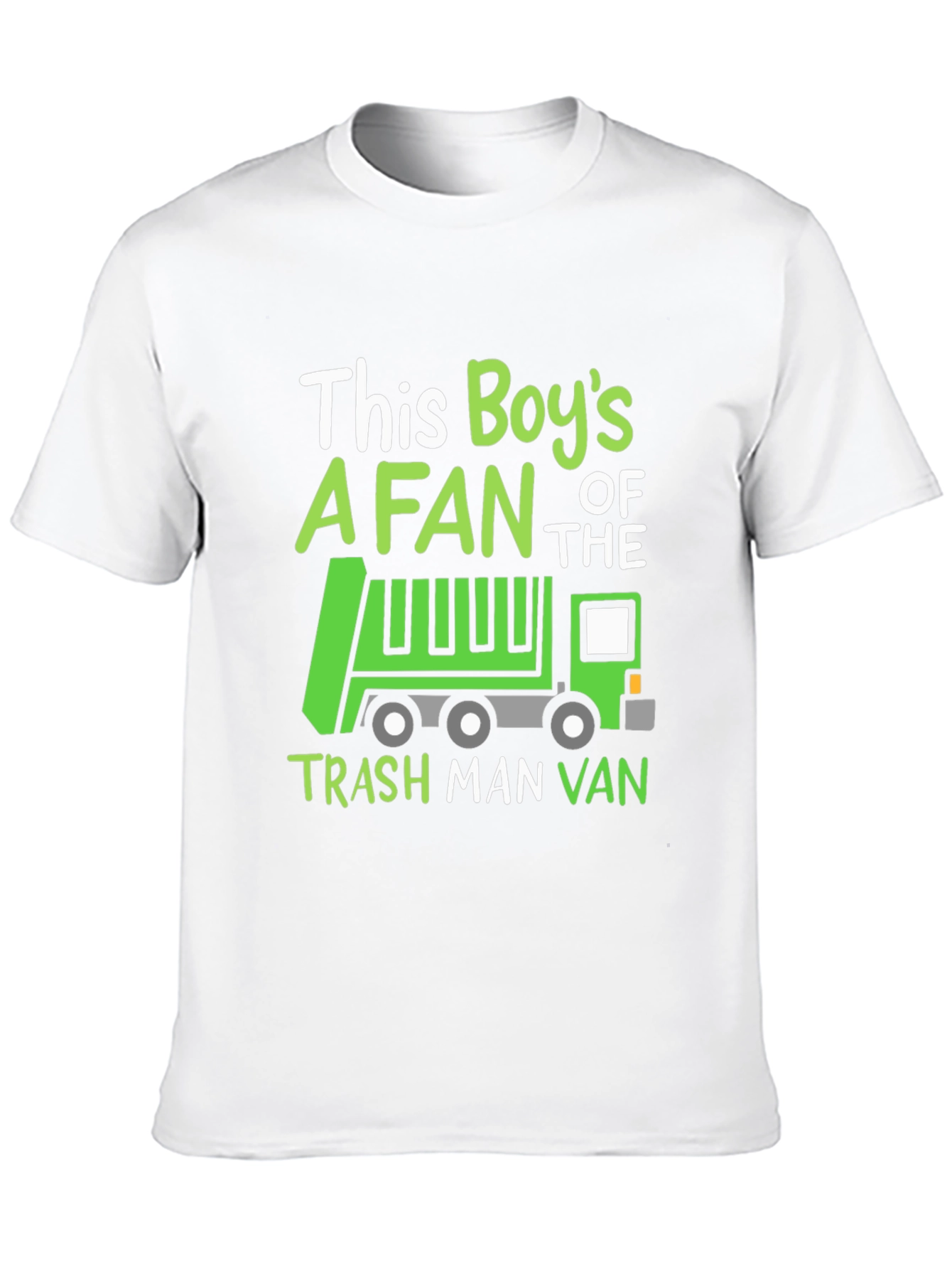 Boys Trash Truck Fan T-Shirt