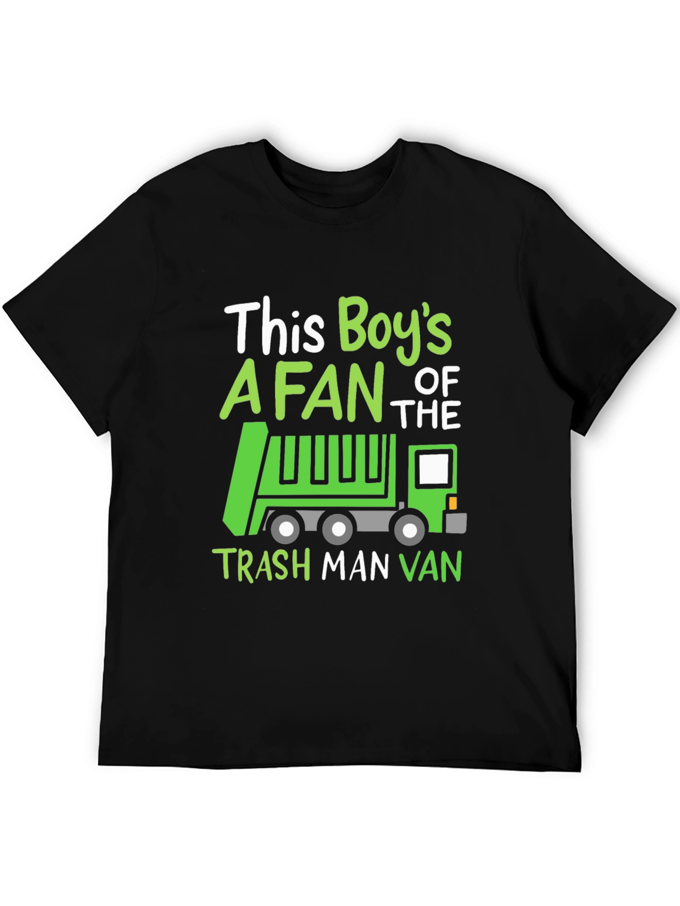 Boys Trash Truck Fan T-Shirt