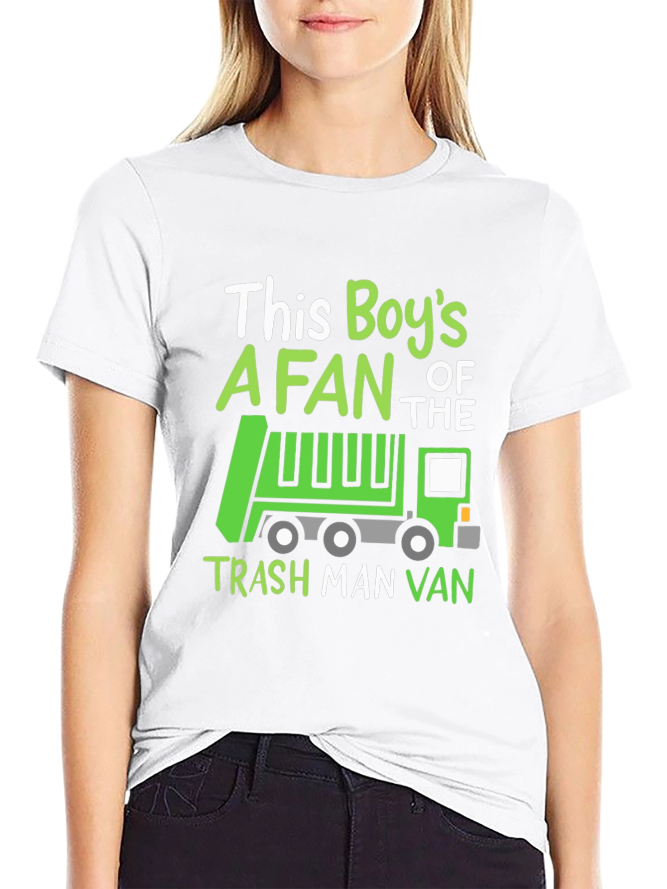 Boys Trash Truck Fan T-Shirt