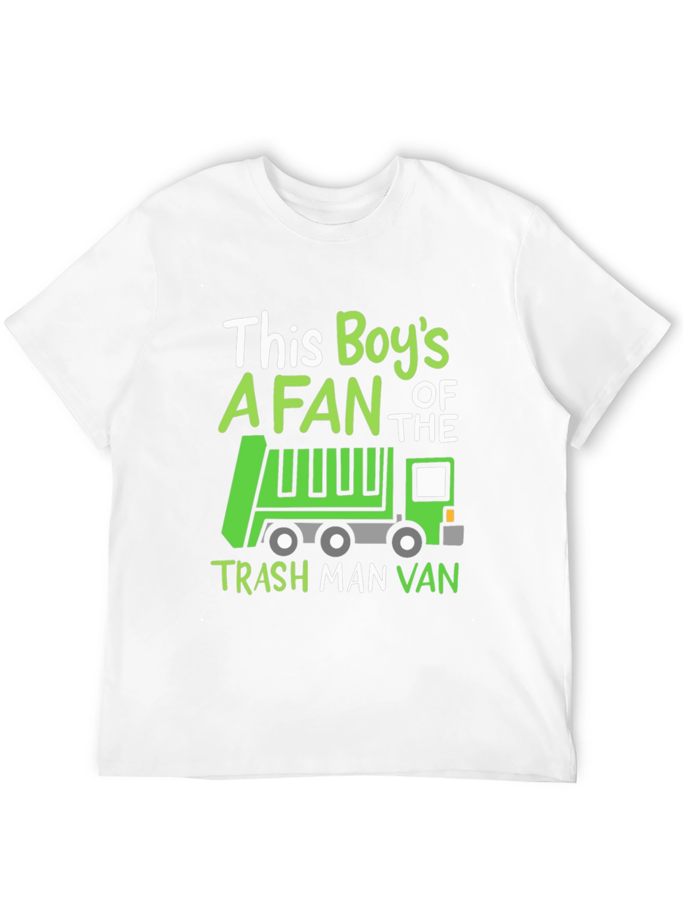 Boys Trash Truck Fan T-Shirt