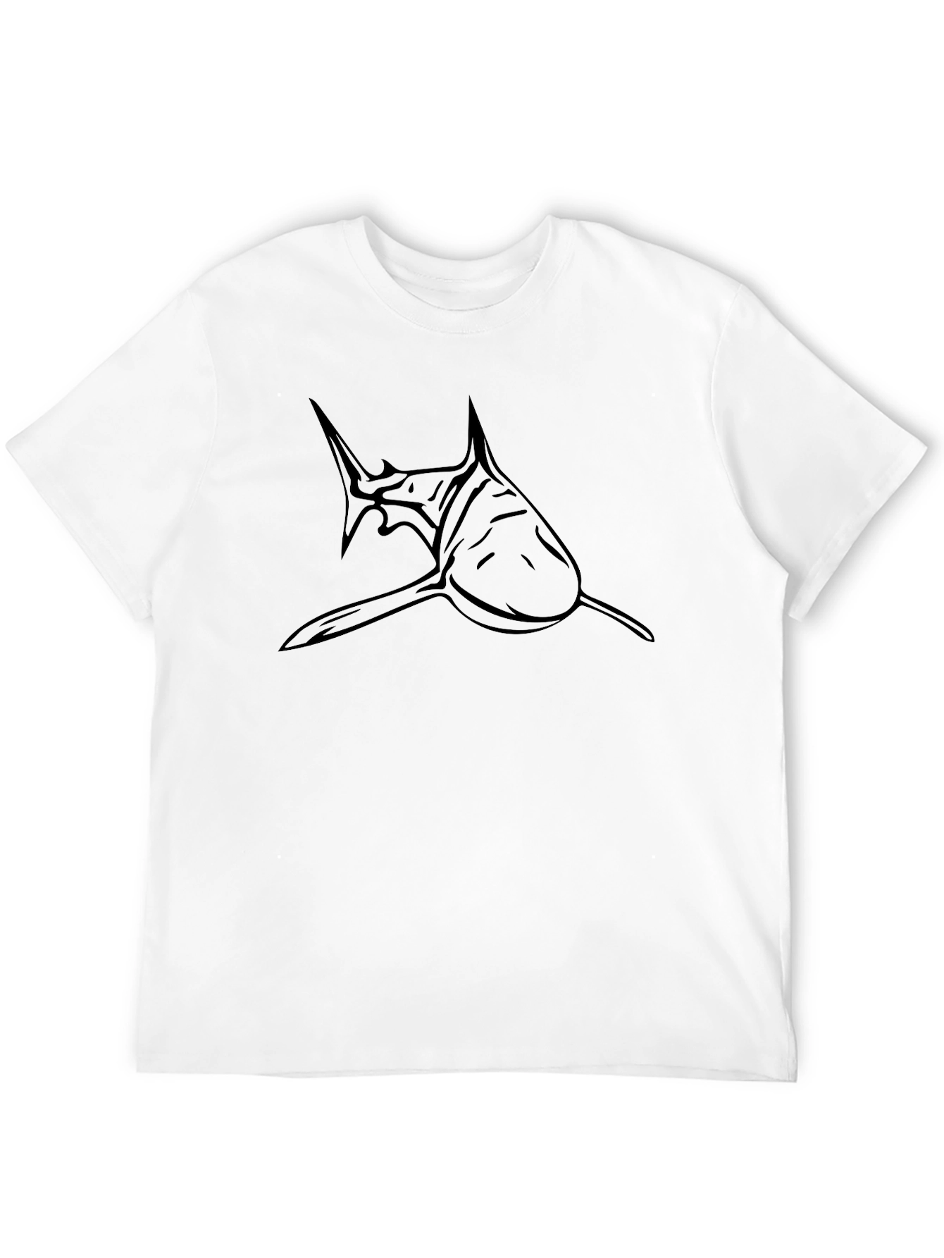 Shark Graphic Tee - Mens Black T-Shirt