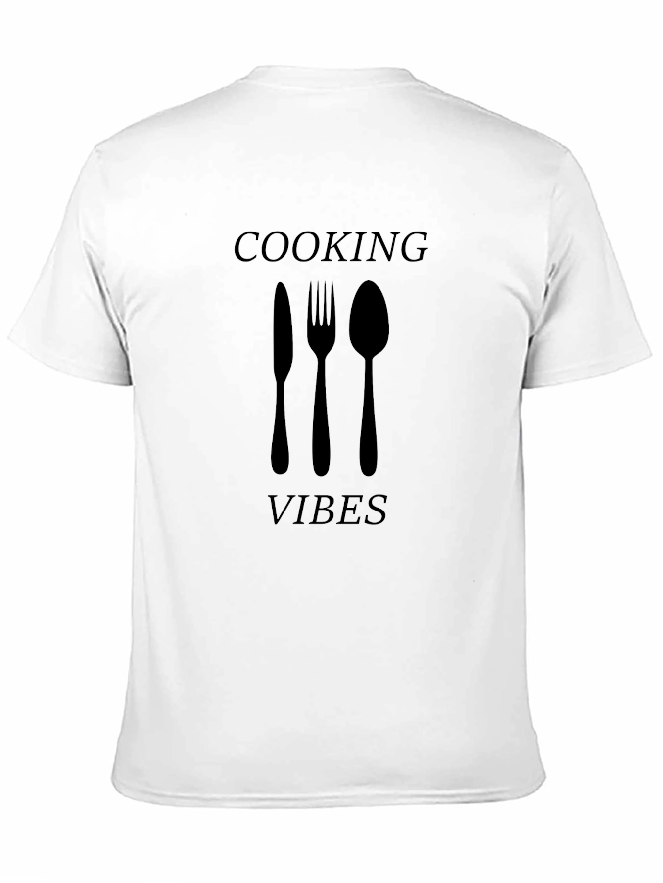 Cooking Vibes Black T-Shirt
