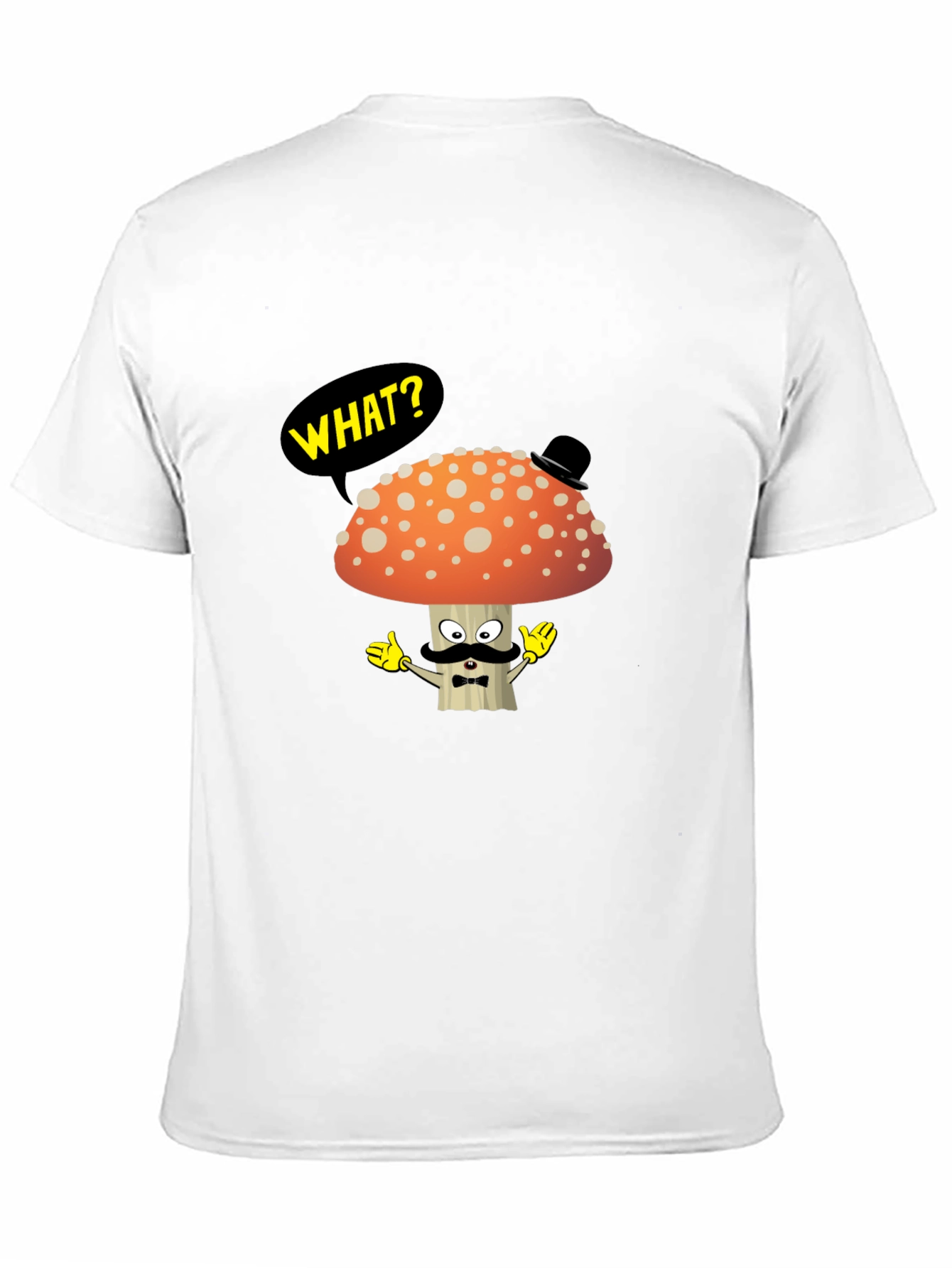 Mushroom Gentleman T-Shirt - Funny Cartoon Tee