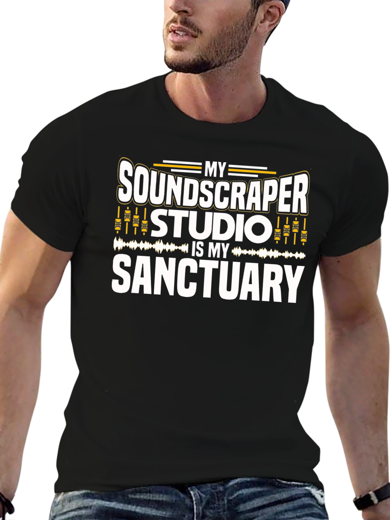 Soundscaper Studio Sanctuary Black T-Shirt