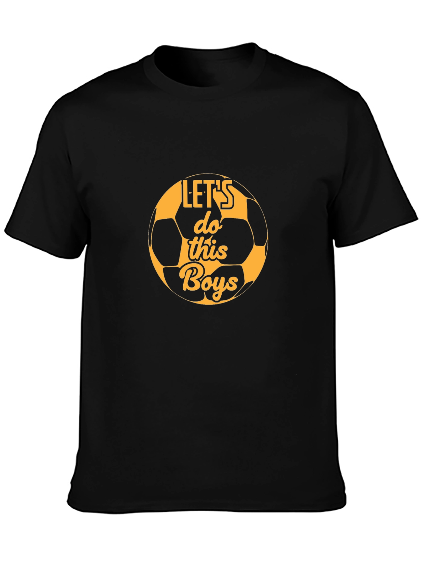 Lets Do This Boys Black T-Shirt