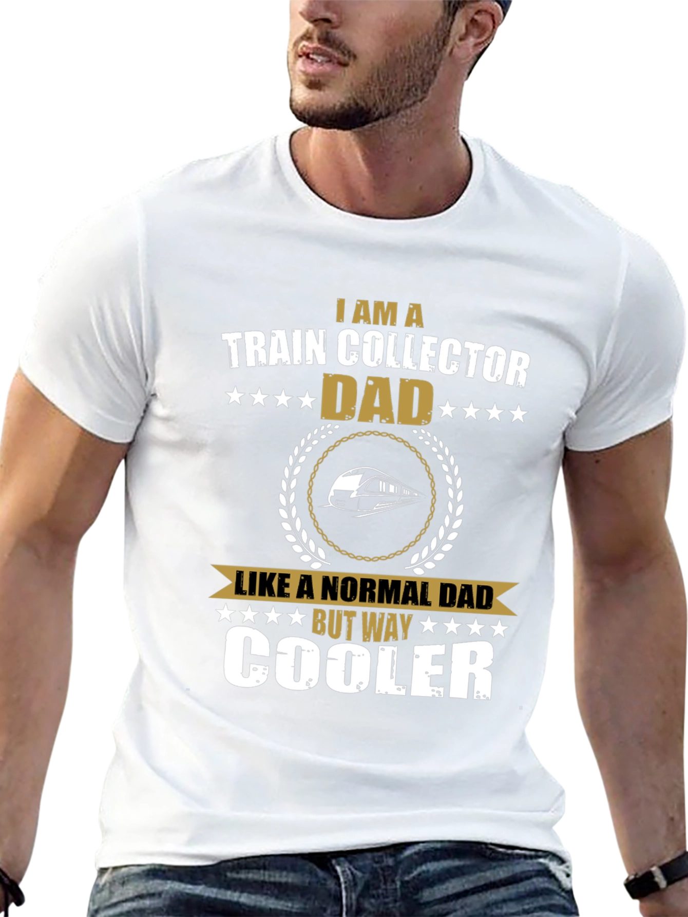 Train Collector Dad T-Shirt - The Perfect Gift!