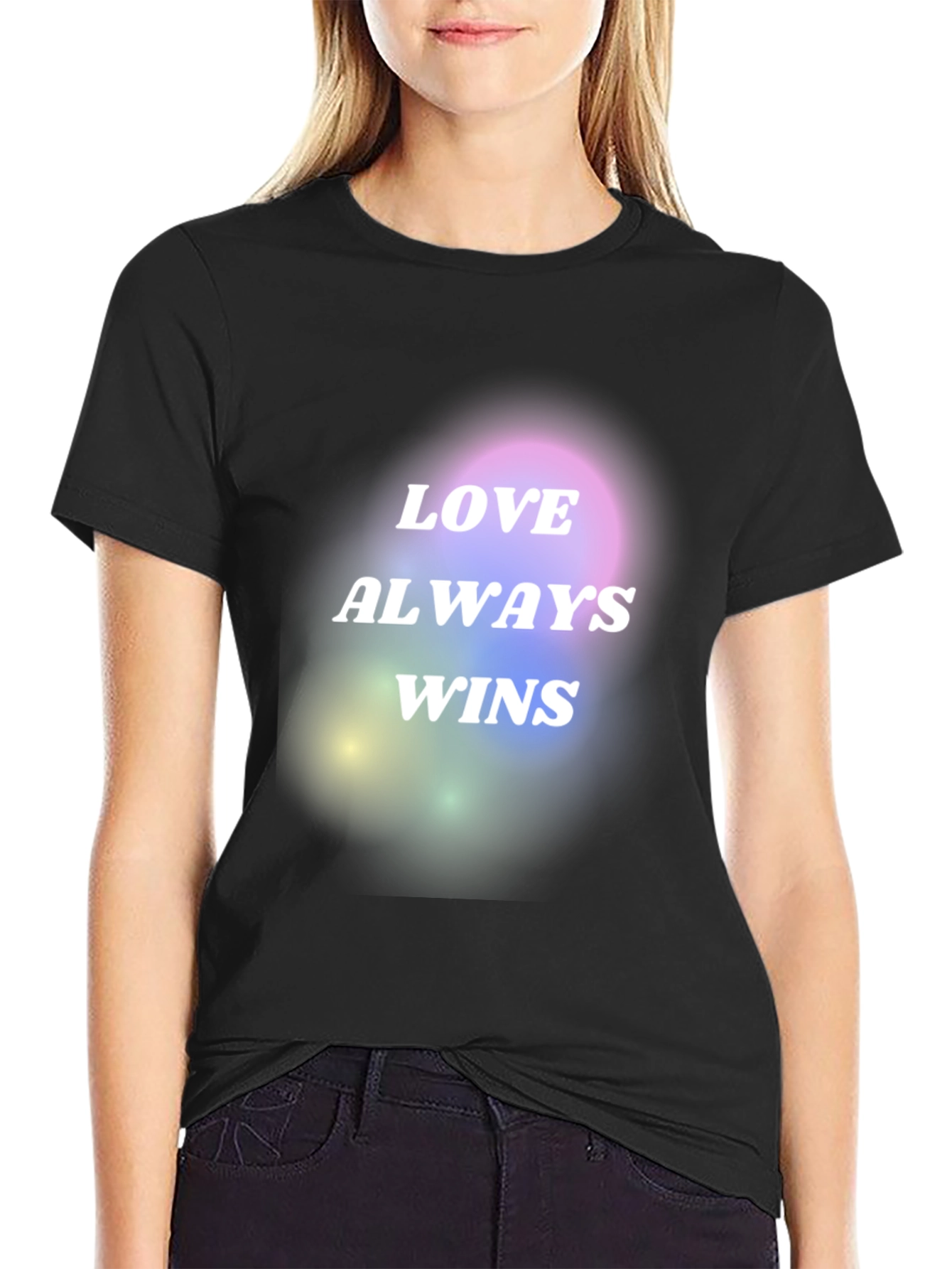 Love Always Wins Graphic Tee - Black T-Shirt