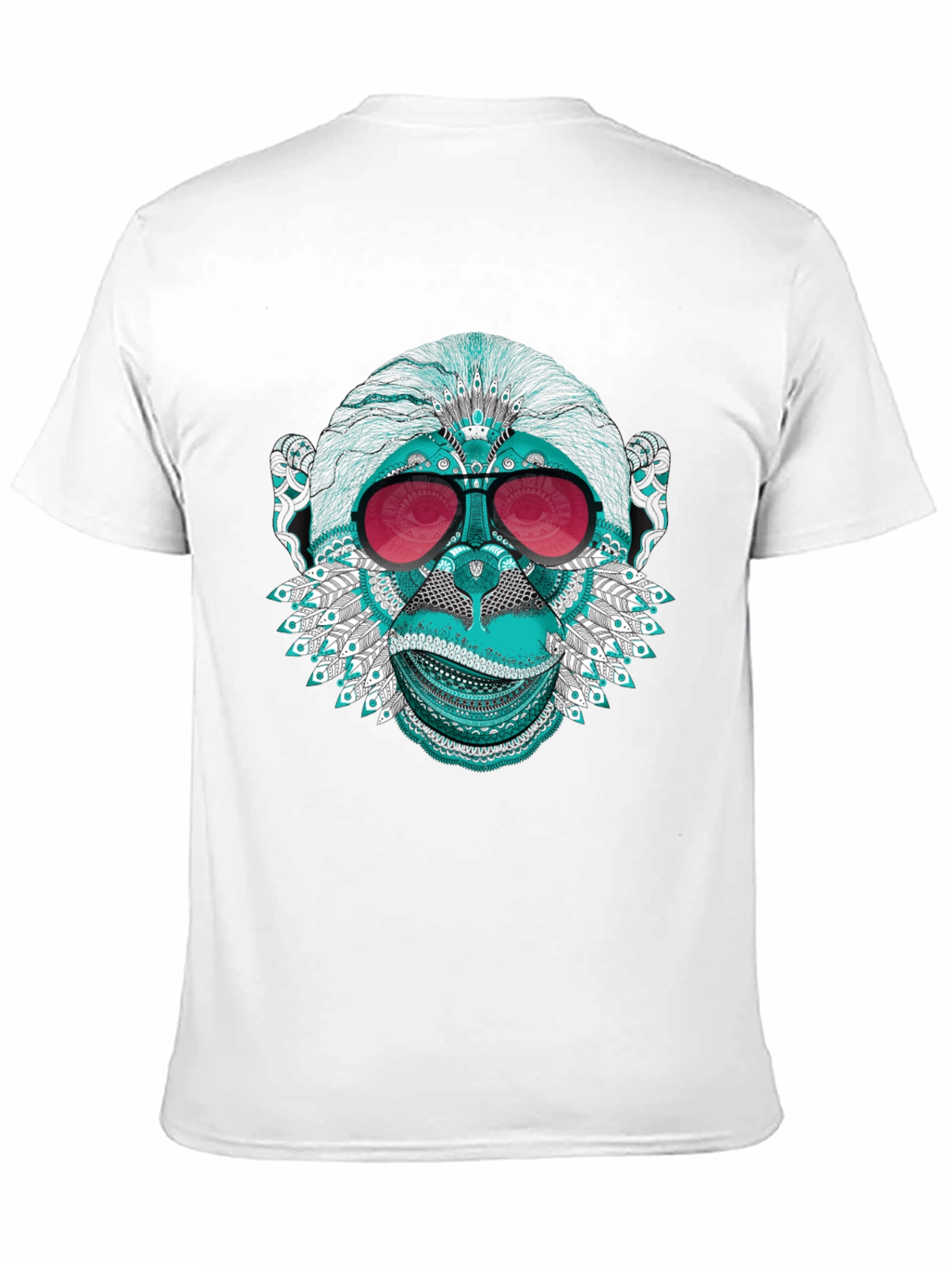 Monkey Face Graphic Tee - Cool & Quirky Style