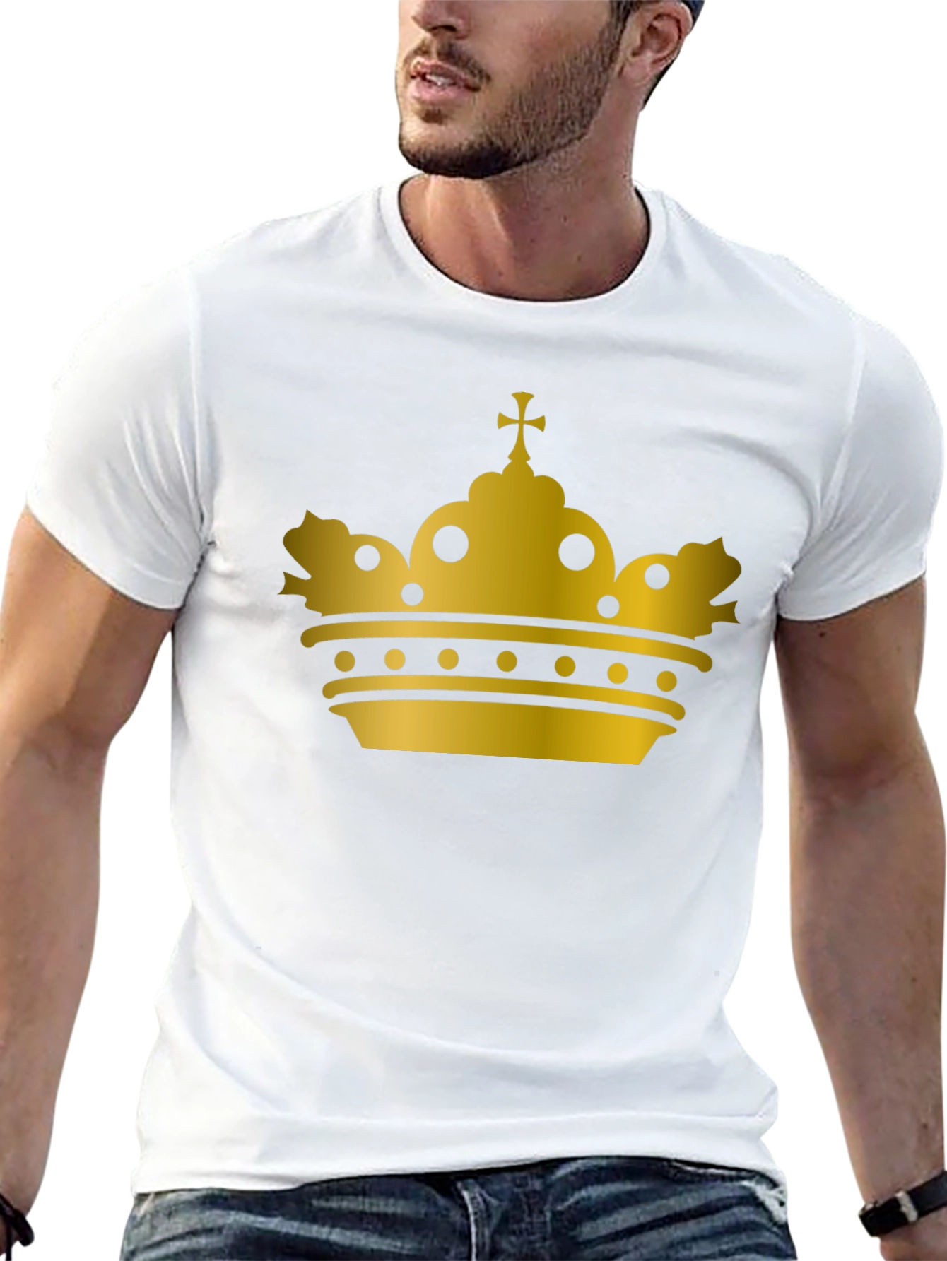 Golden Crown Black T-Shirt