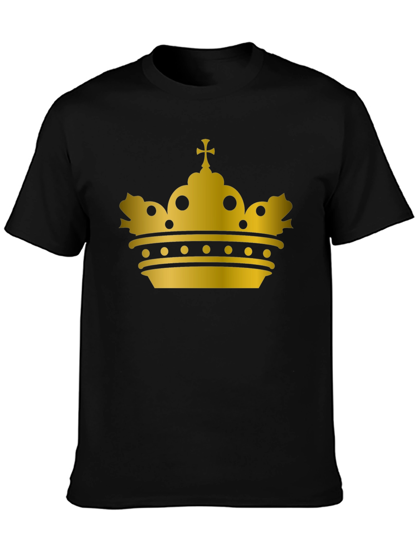 Golden Crown Black T-Shirt
