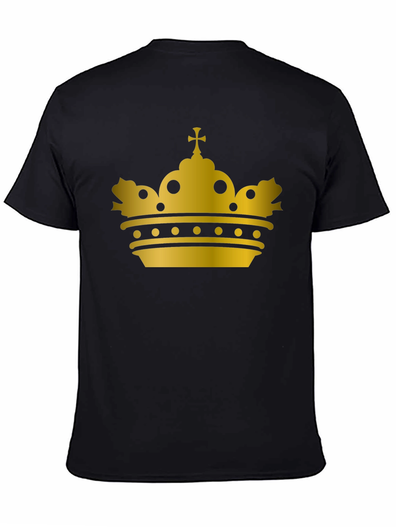 Golden Crown Black T-Shirt