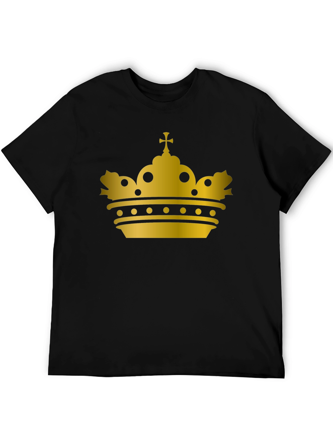 Golden Crown Black T-Shirt