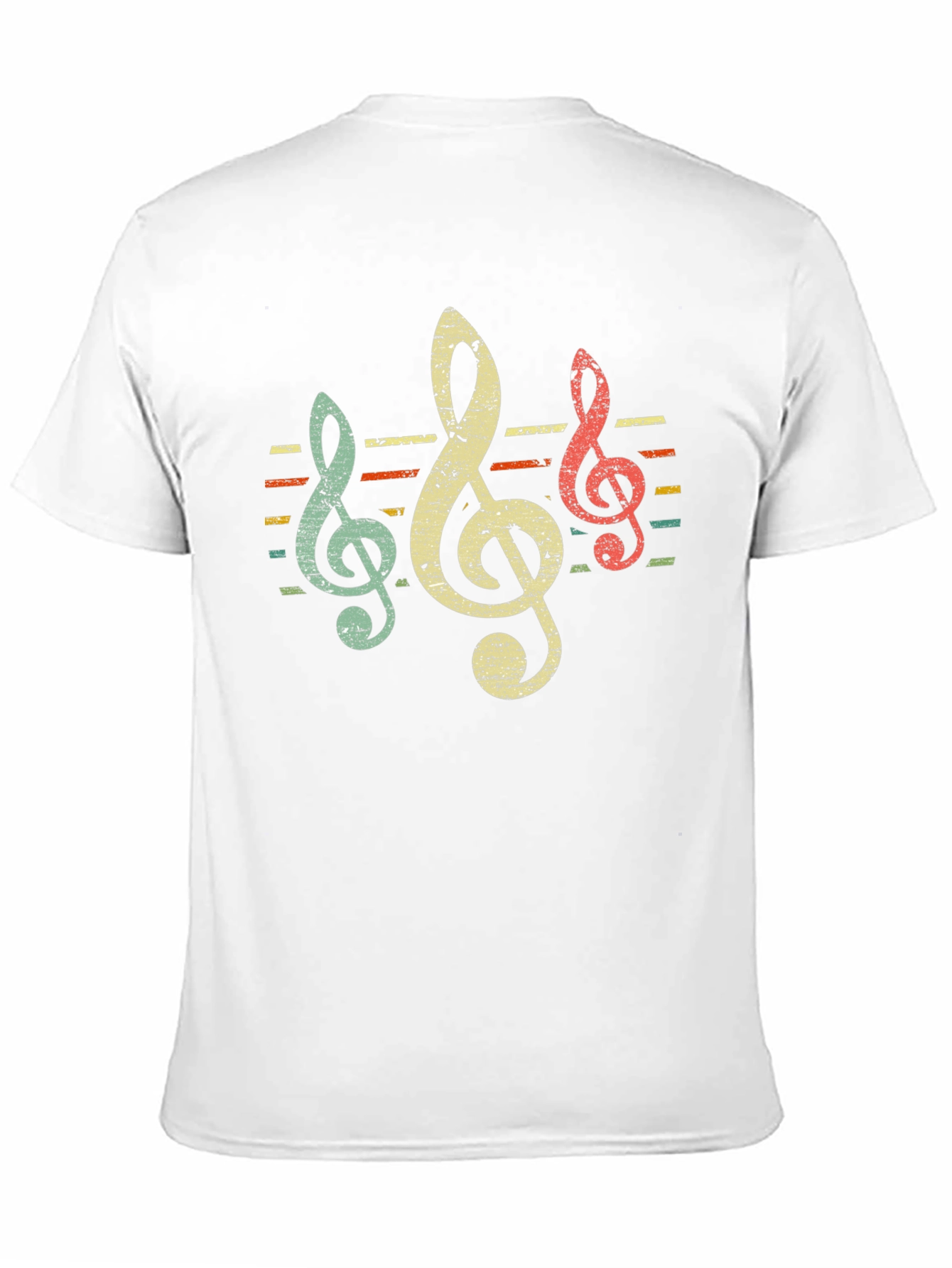 Retro Music Clef T-Shirt