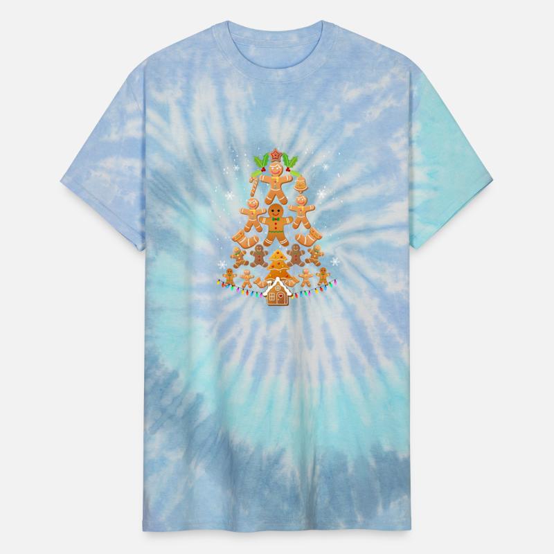 Jolly Gingerbread Christmas Tree Tee Gingerbread