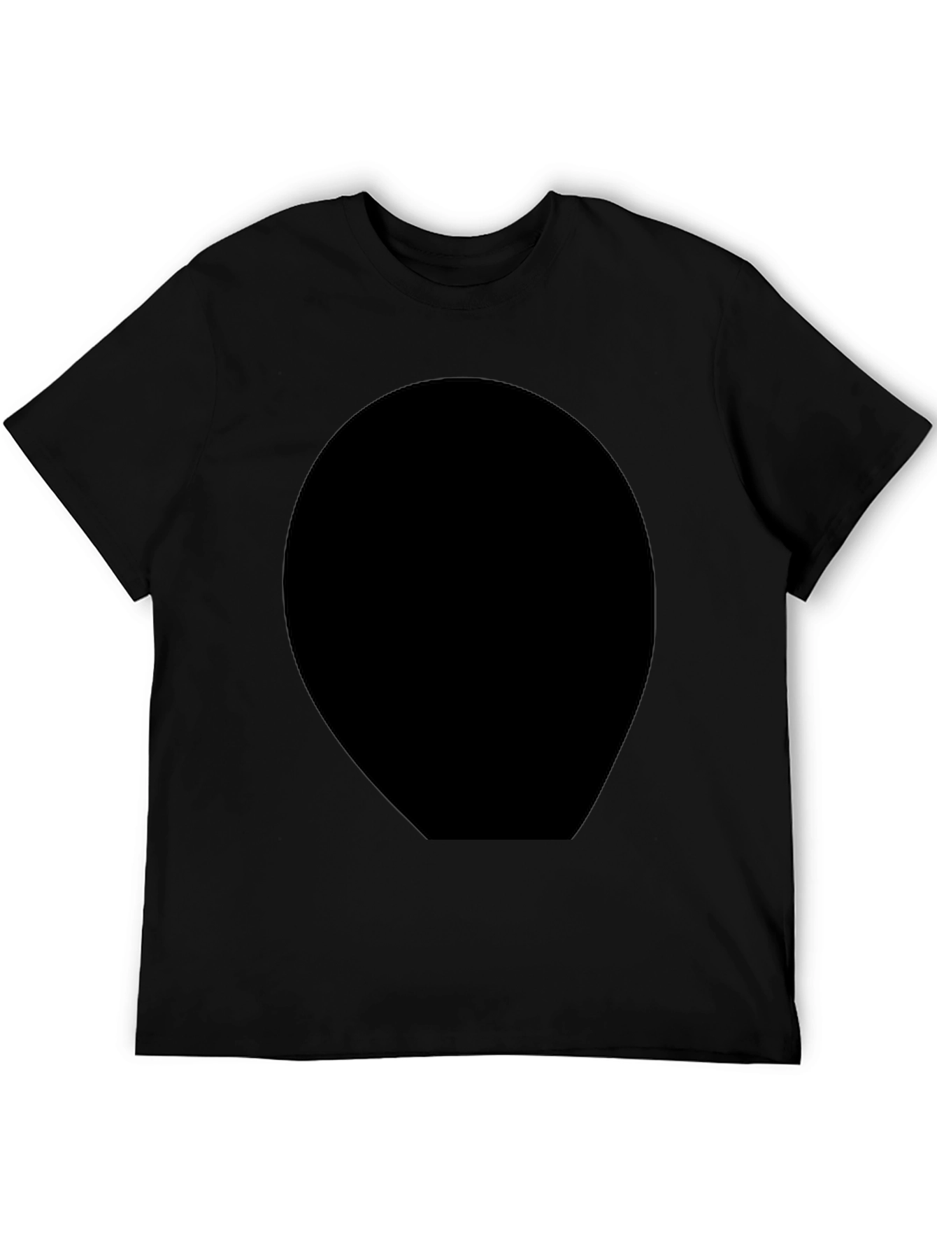 Mens Black Short Sleeve Crew Neck T-Shirt