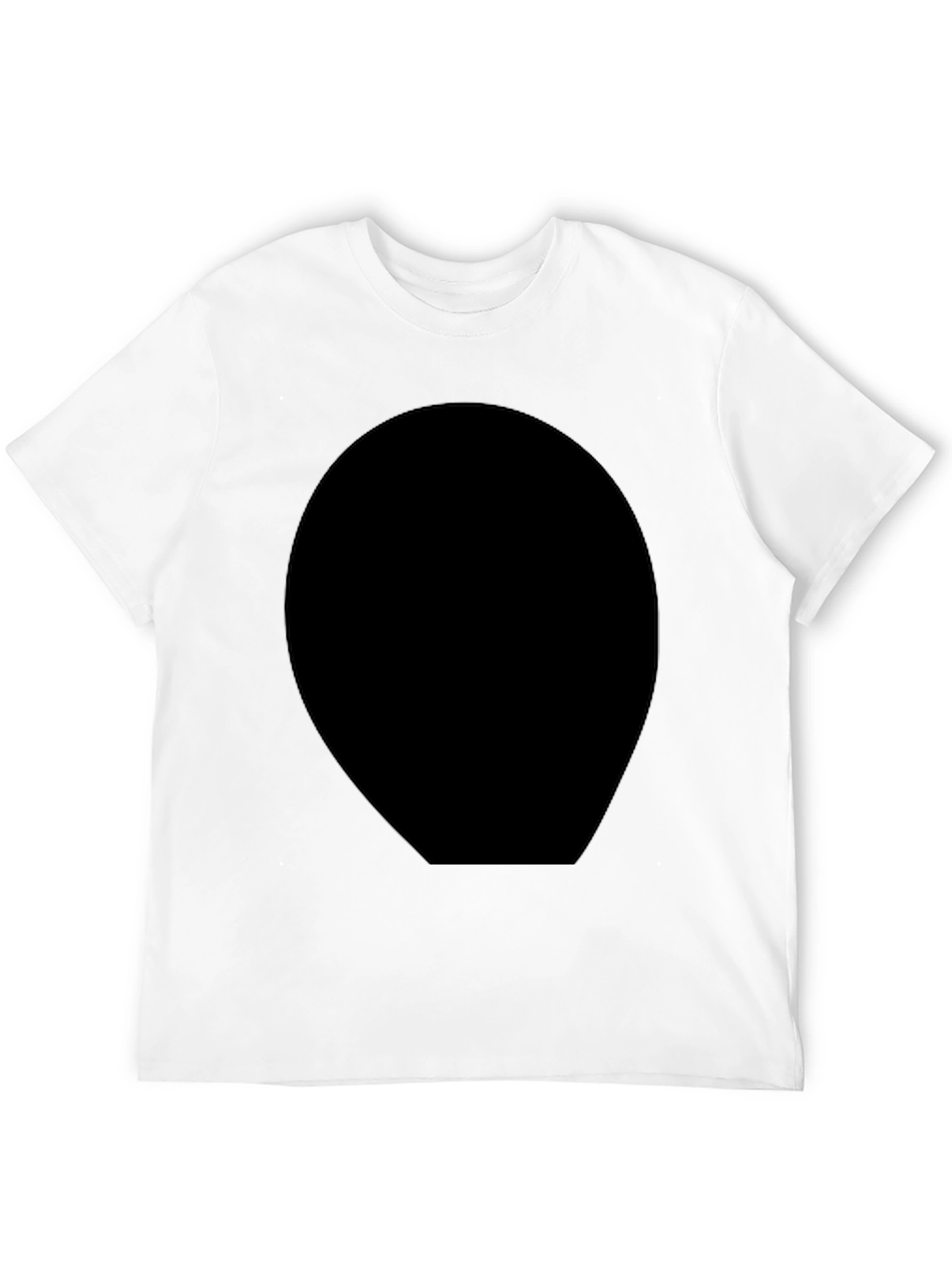 Mens Black Short Sleeve Crew Neck T-Shirt