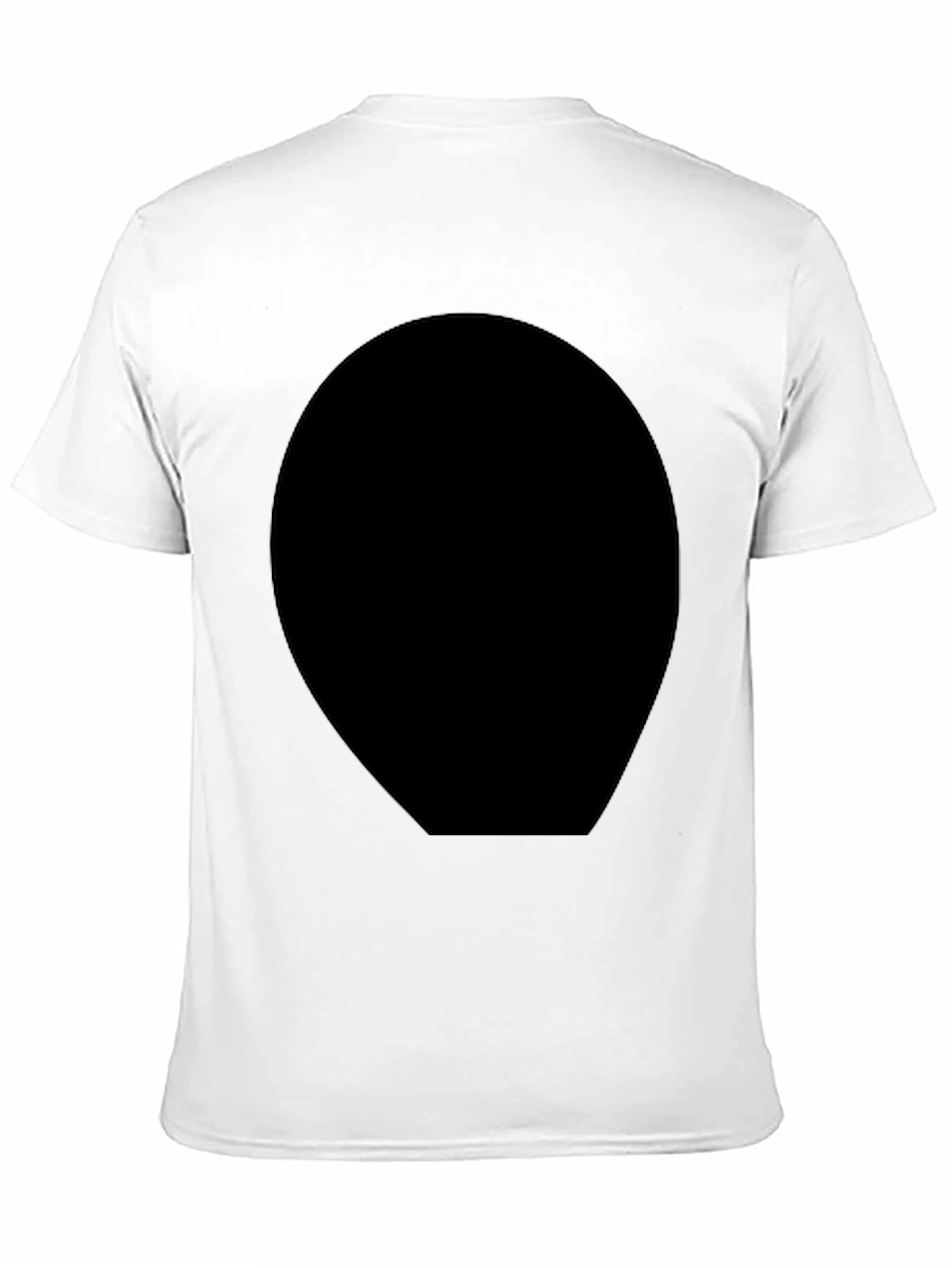 Mens Black Short Sleeve Crew Neck T-Shirt