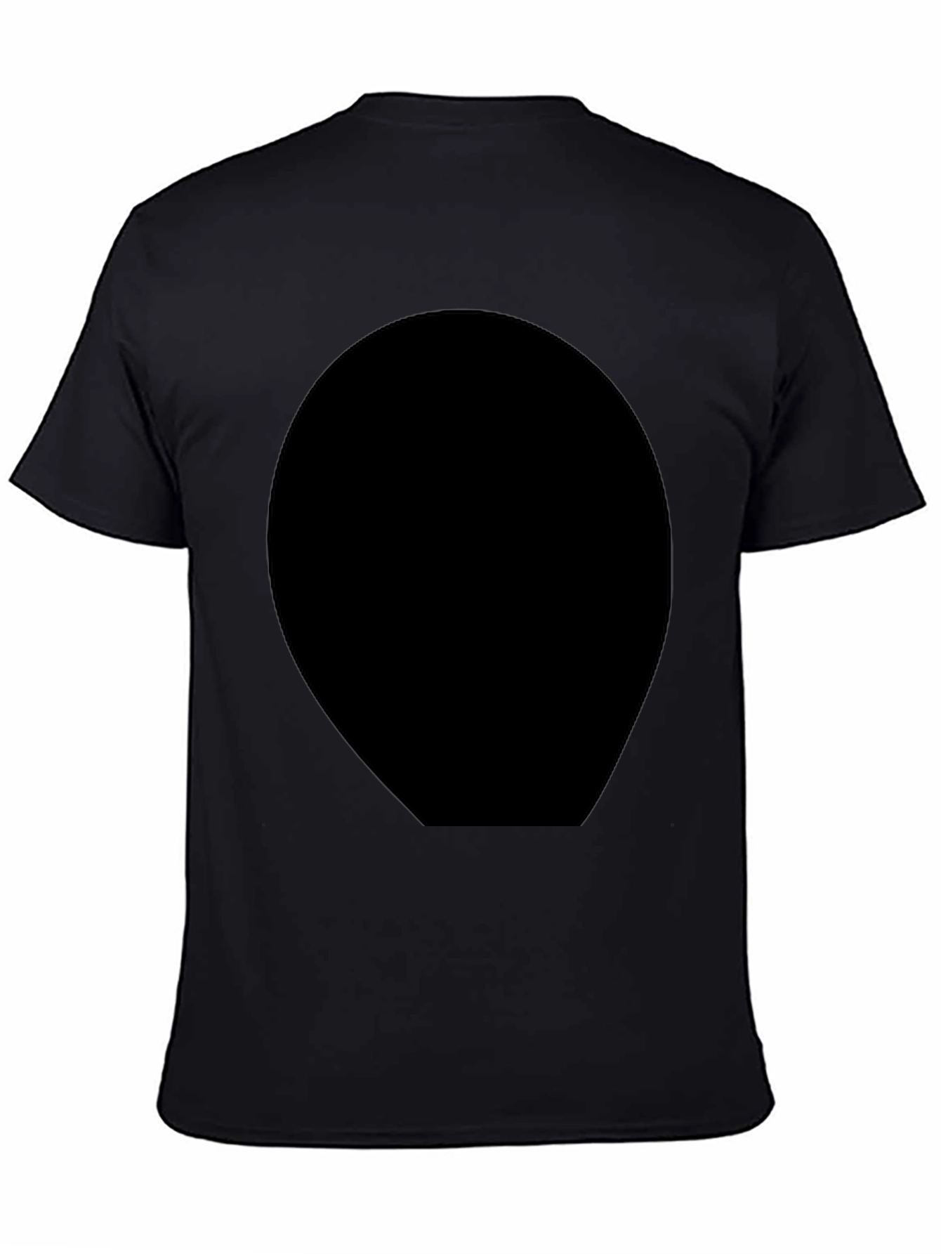 Mens Black Short Sleeve Crew Neck T-Shirt