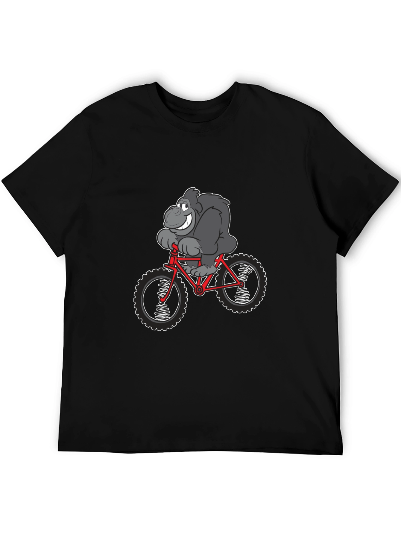 Gorilla Biking Graphic Tee - Black