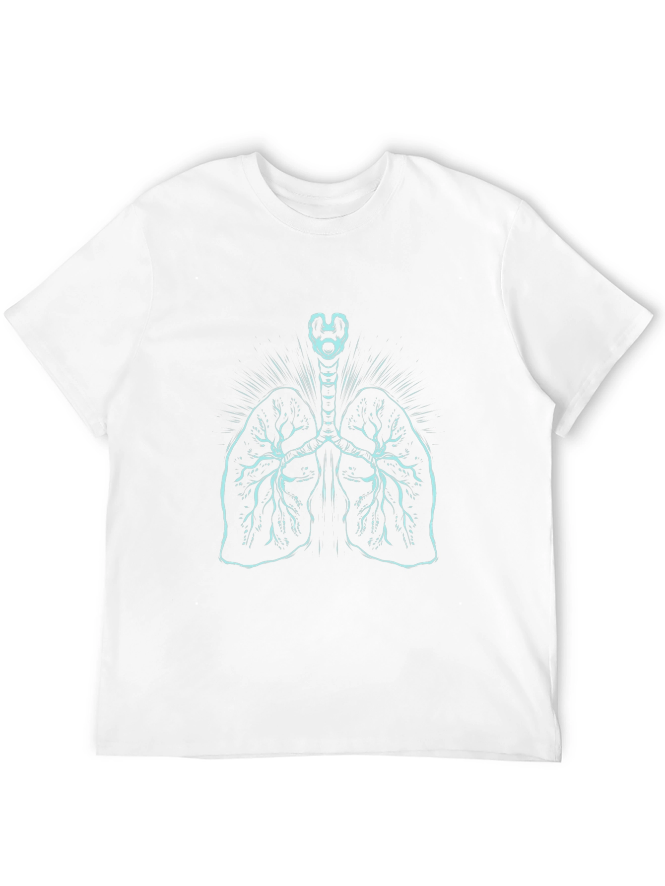 Anatomical Lungs Graphic Tee - Black
