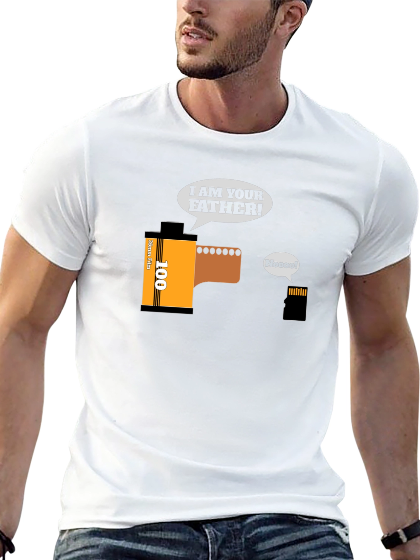 Funny Photography Film & SD Card T-Shirt