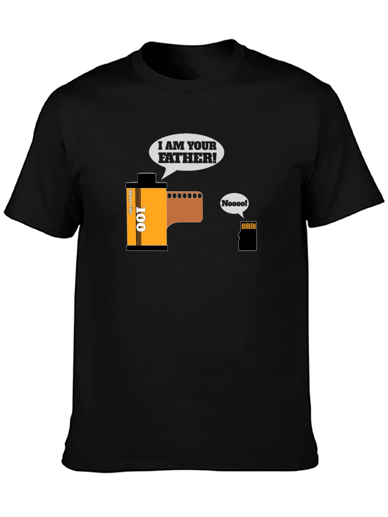 Funny Photography Film & SD Card T-Shirt