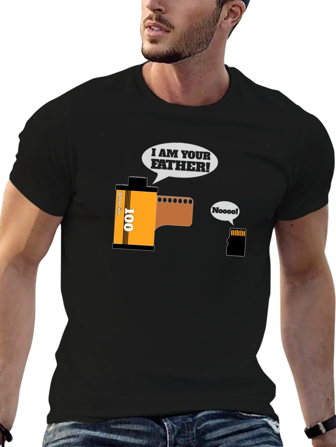 Funny Photography Film & SD Card T-Shirt