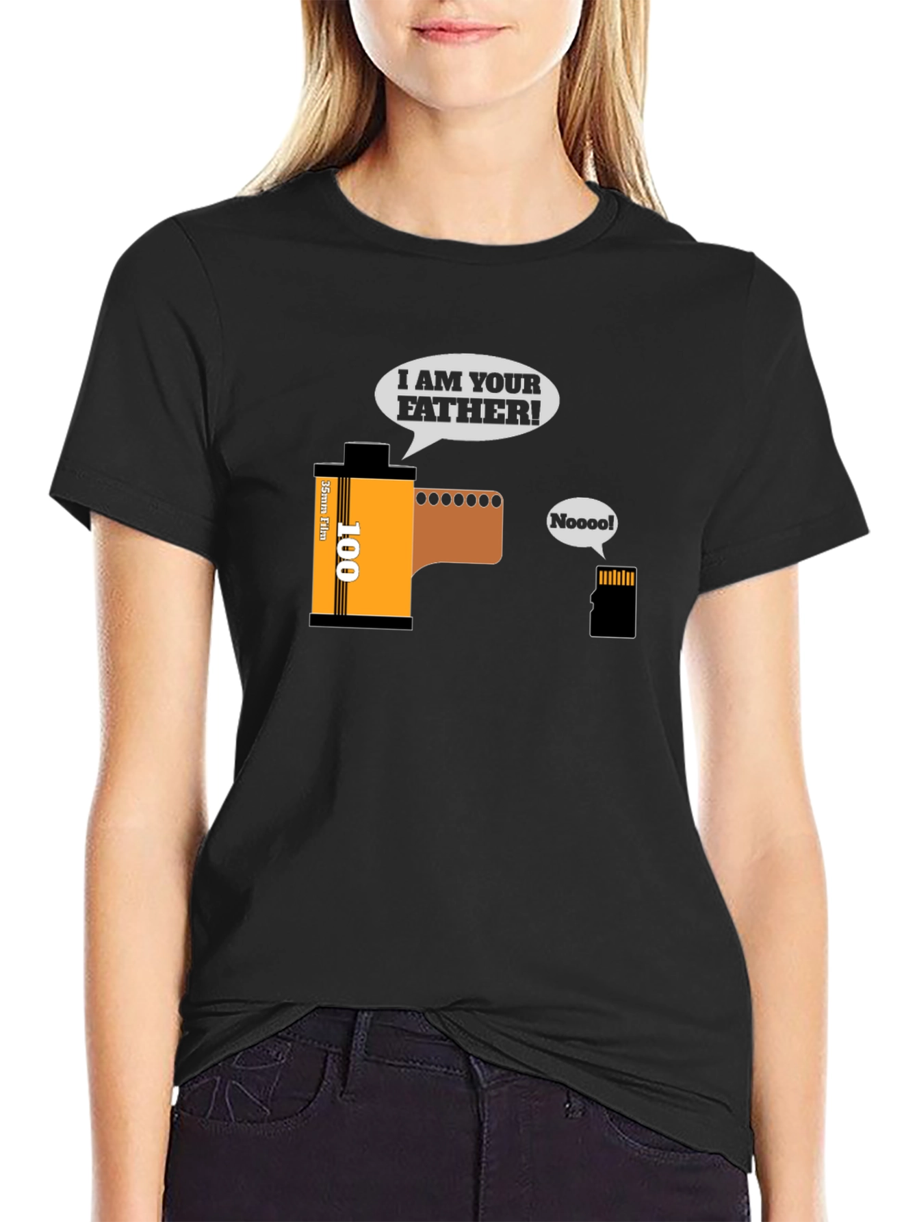 Funny Photography Film & SD Card T-Shirt